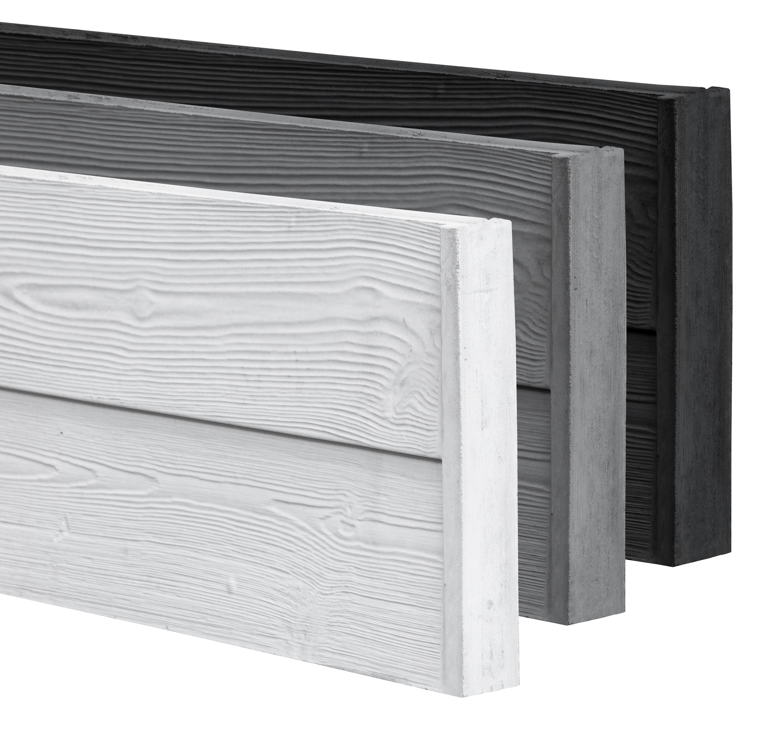 Berton White/Grey Narrow Wood Face Panel 184