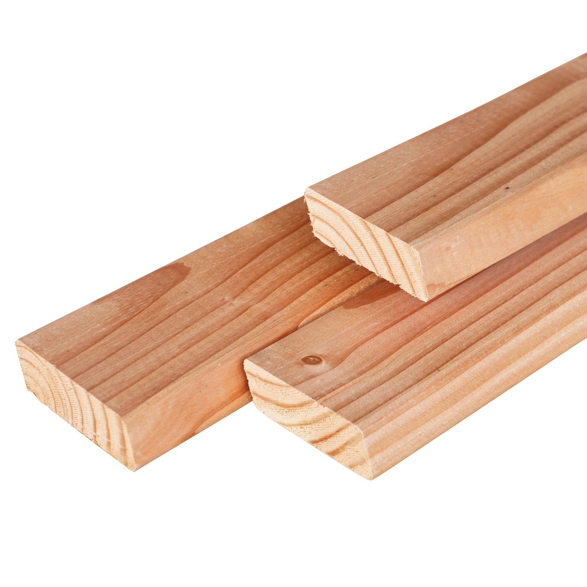 Douglas rhombus profiel 2,0 x 6,5 x 180 cm, gedroogd, geschaafd, 4 ronde hoeken Douglas rhombus profiel 2,0 x 6,5 x 180 cm, gedroogd, geschaafd, 4 ronde hoeken