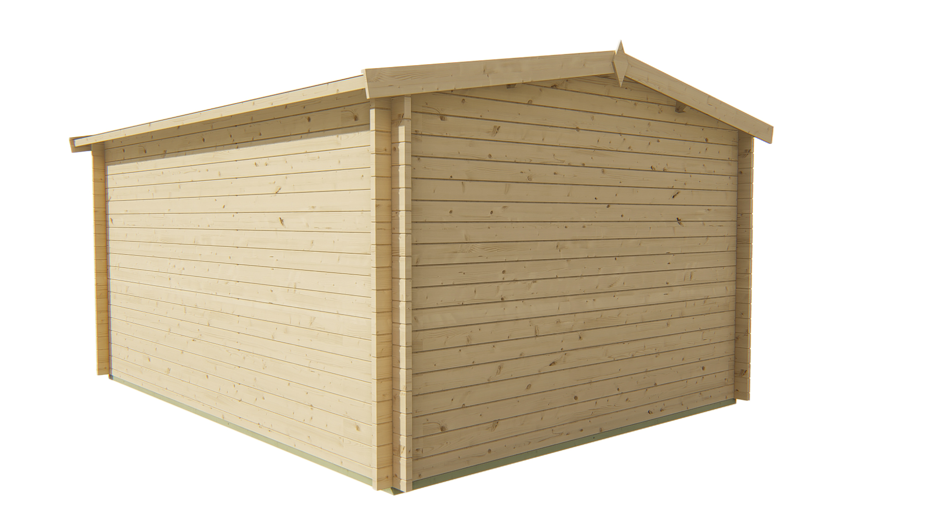 Blokhut - Tuinhuis Jenny | 40 mm | bruin geïmpregneerd Blokhut - Tuinhuis Jenny | 40 mm | bruin geïmpregneerd