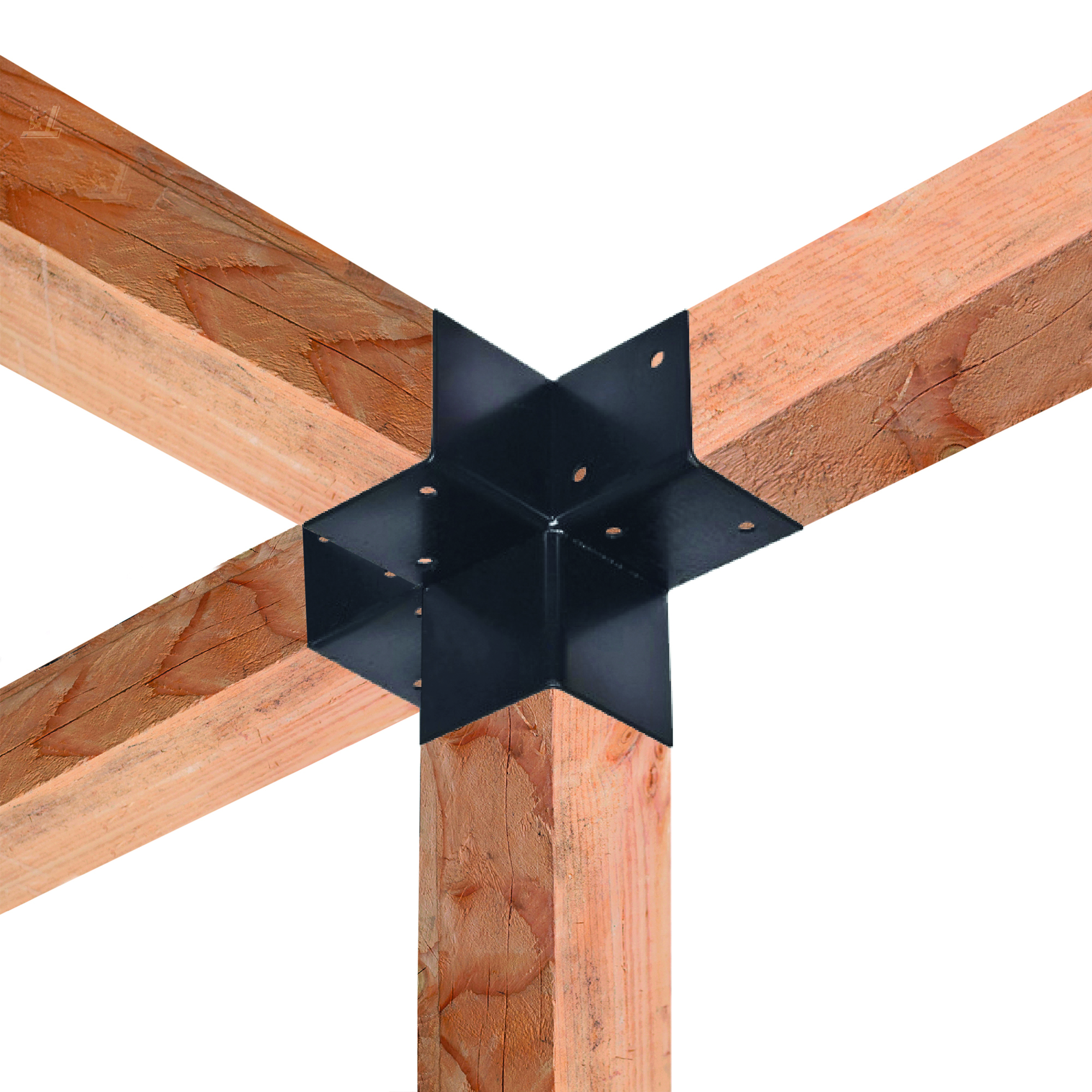 Pfostenverbinder 4-Wege, T-Modell für Pfosten 15 cm