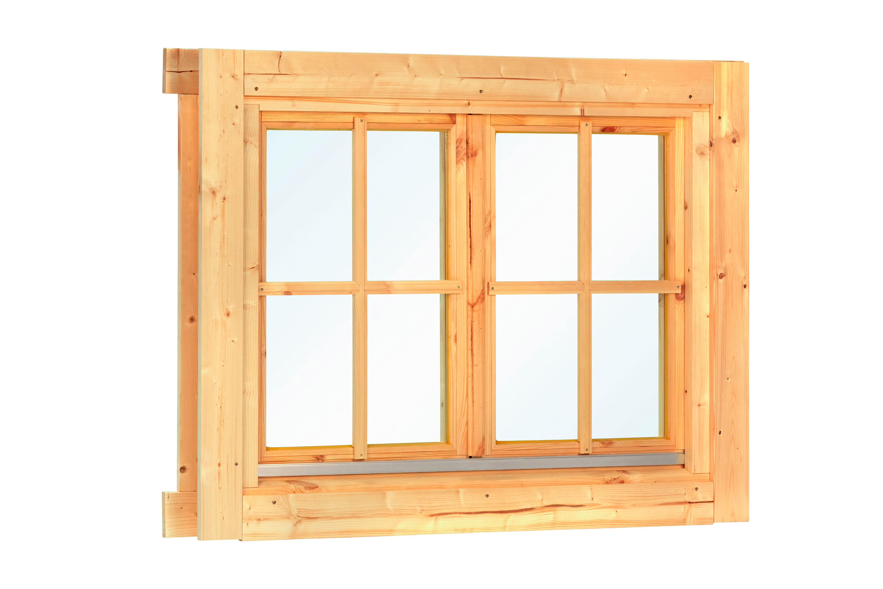 Red Class Wood draai- /kiepraam dubbel L6 vuren 128,5 x 100,5 cm