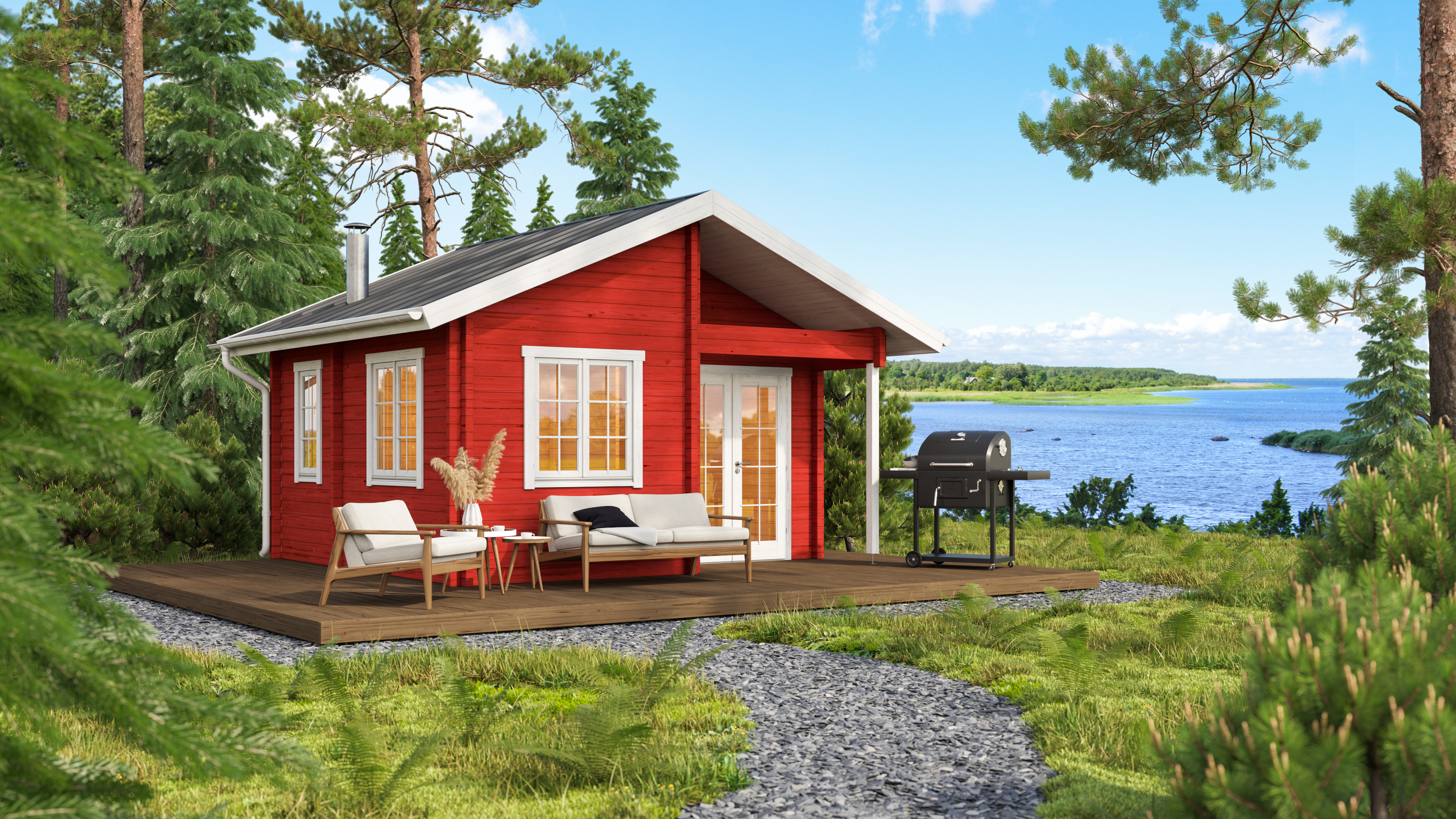 Hoofdafbeelding Sauna huis Tanhua | 70 mm | onbehandeld