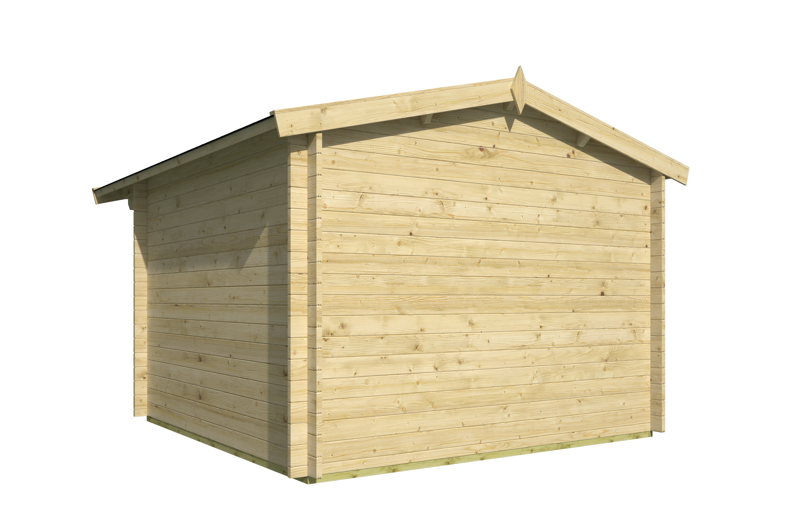 Blokhut - Tuinhuis Albacete | 34 mm | vuren grijs geïmpregneerd Blokhut - Tuinhuis Albacete | 34 mm | vuren grijs geïmpregneerd