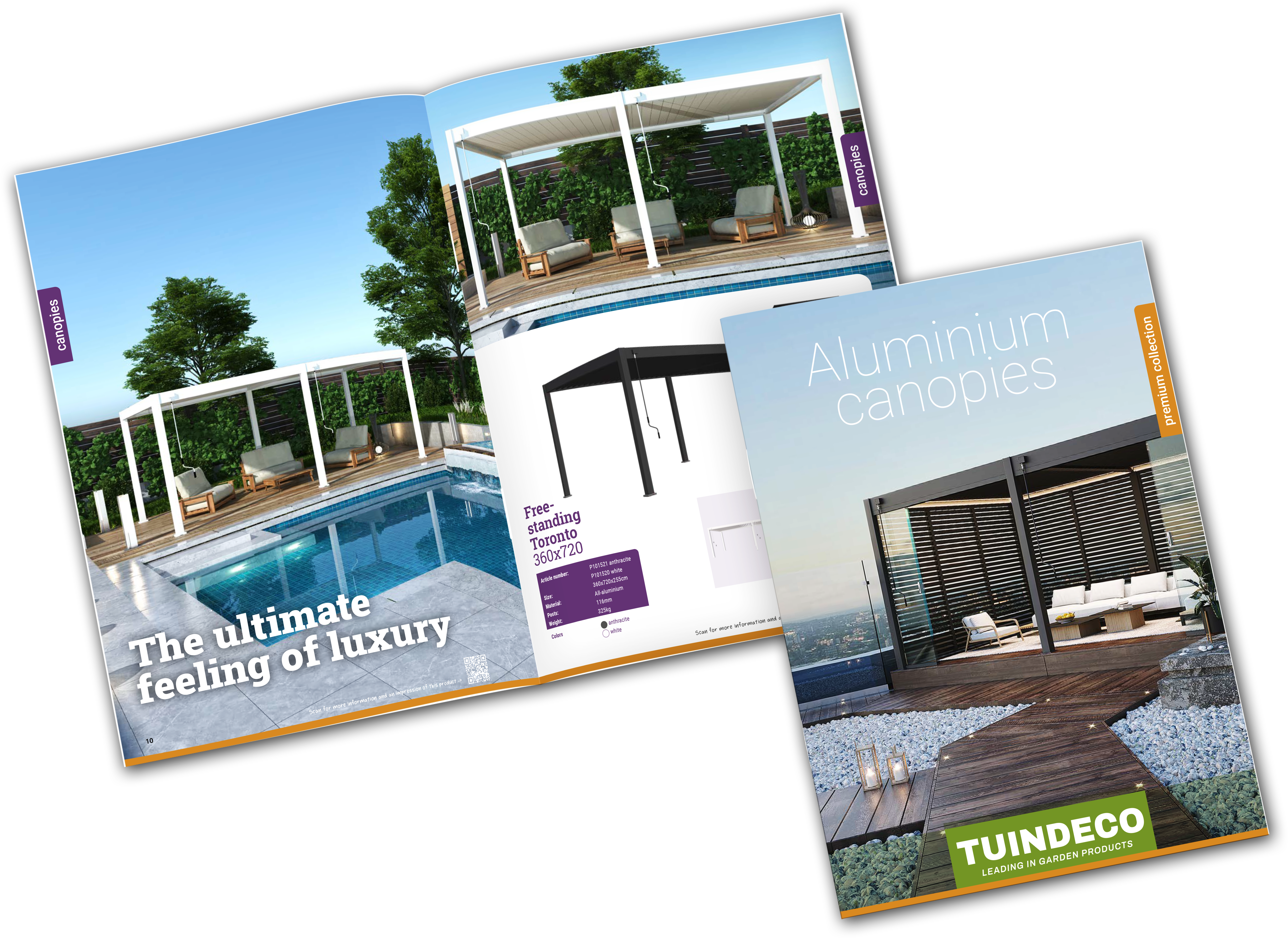 Aluminum canopies catalog (English)