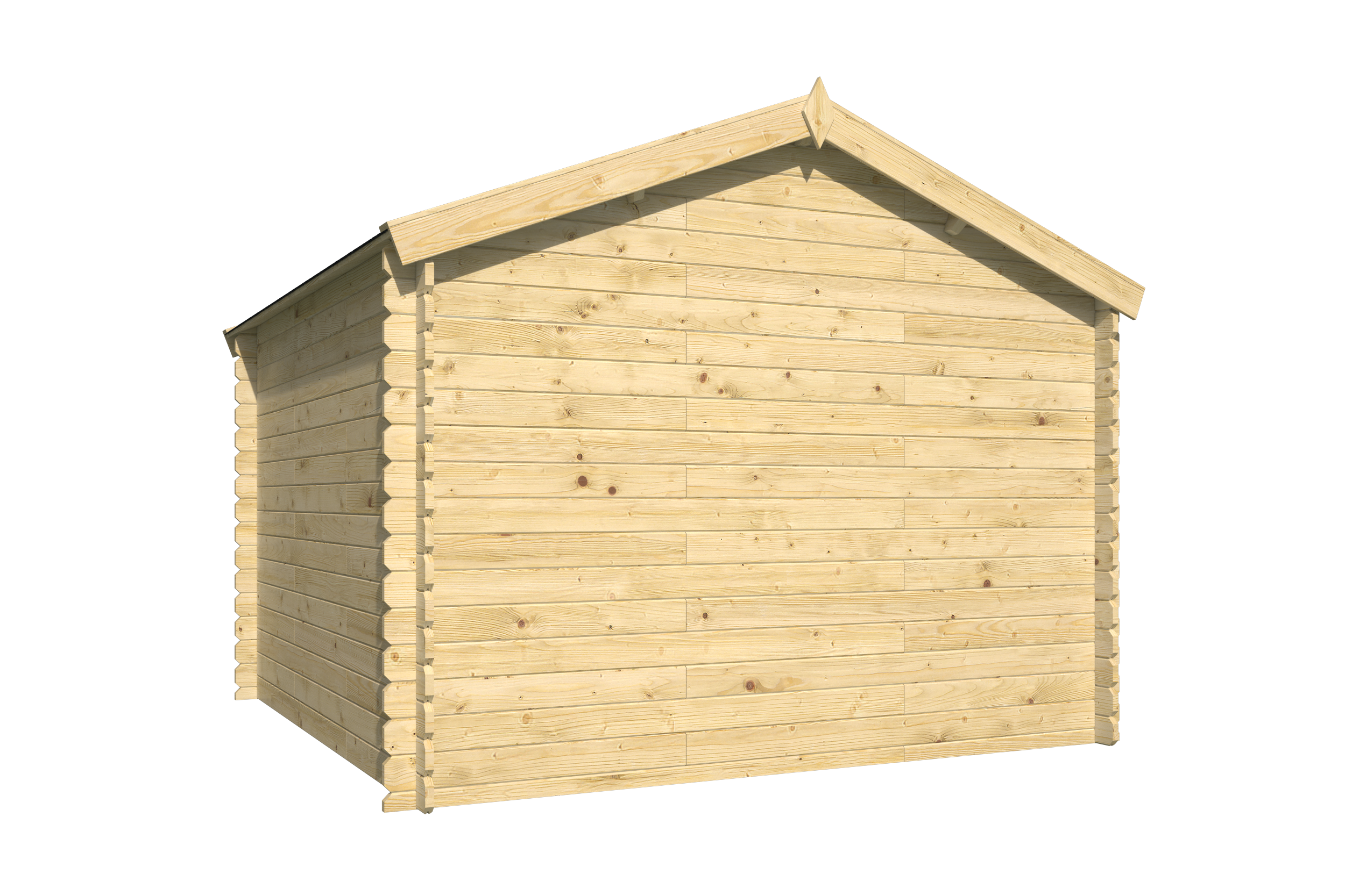 Blokhut - Tuinhuis Noja | 28 mm | onbehandeld