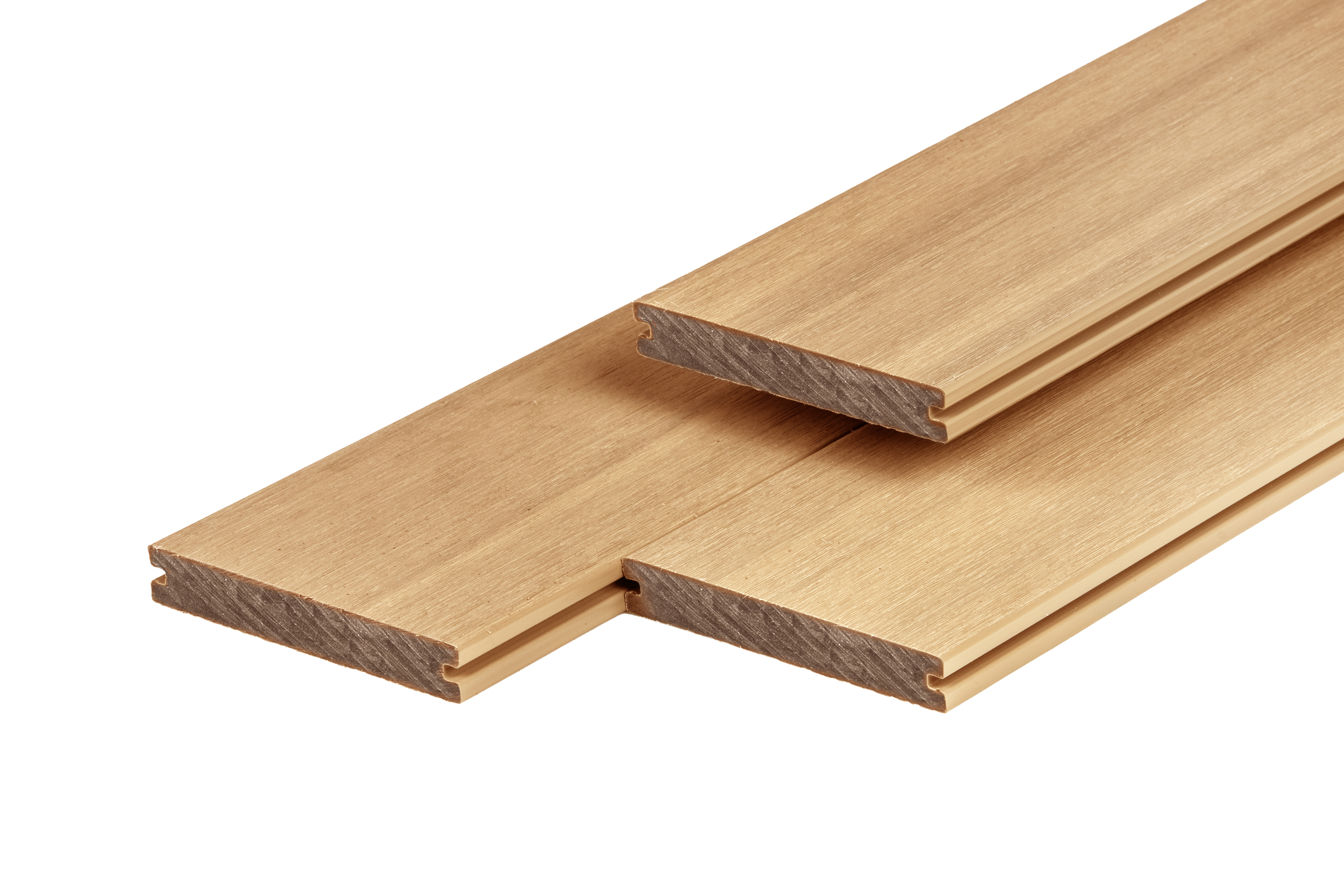 PuraShield composiet vlonderplank 2,3 x 13,8 x 500 cm clip systeem, massief, Cedar
