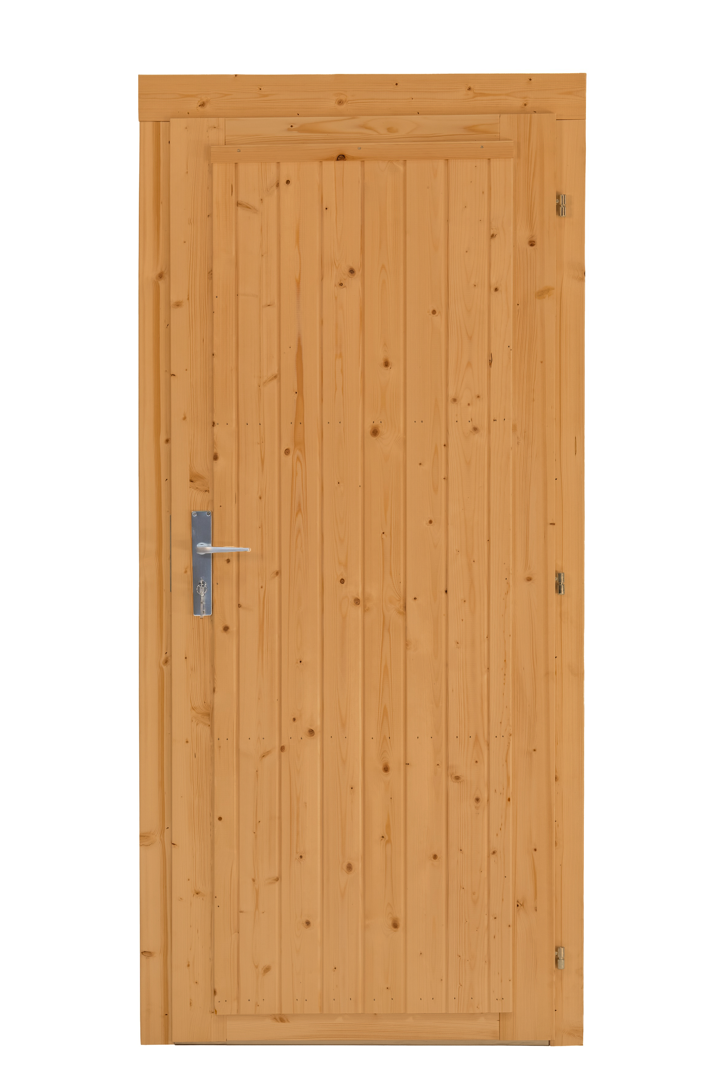 Deur enkel D5 RS vuren 90,5 x 196 cm | bruin geïmpregneerd