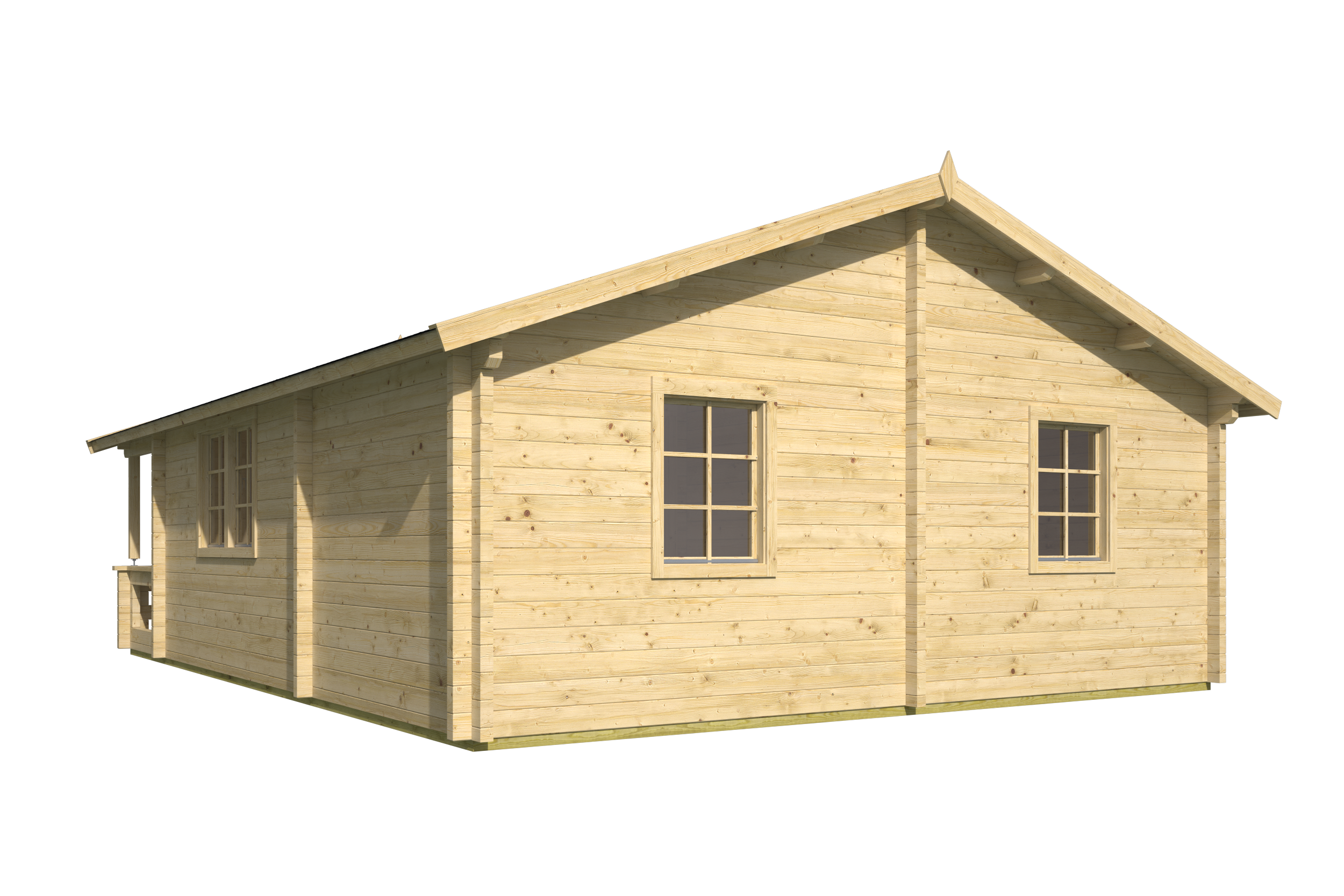 Blokhut - Tuinhuis Kay | 70 mm | vuren Red Class Wood geïmpregneerd Blokhut - Tuinhuis Kay | 70 mm | vuren Red Class Wood geïmpregneerd