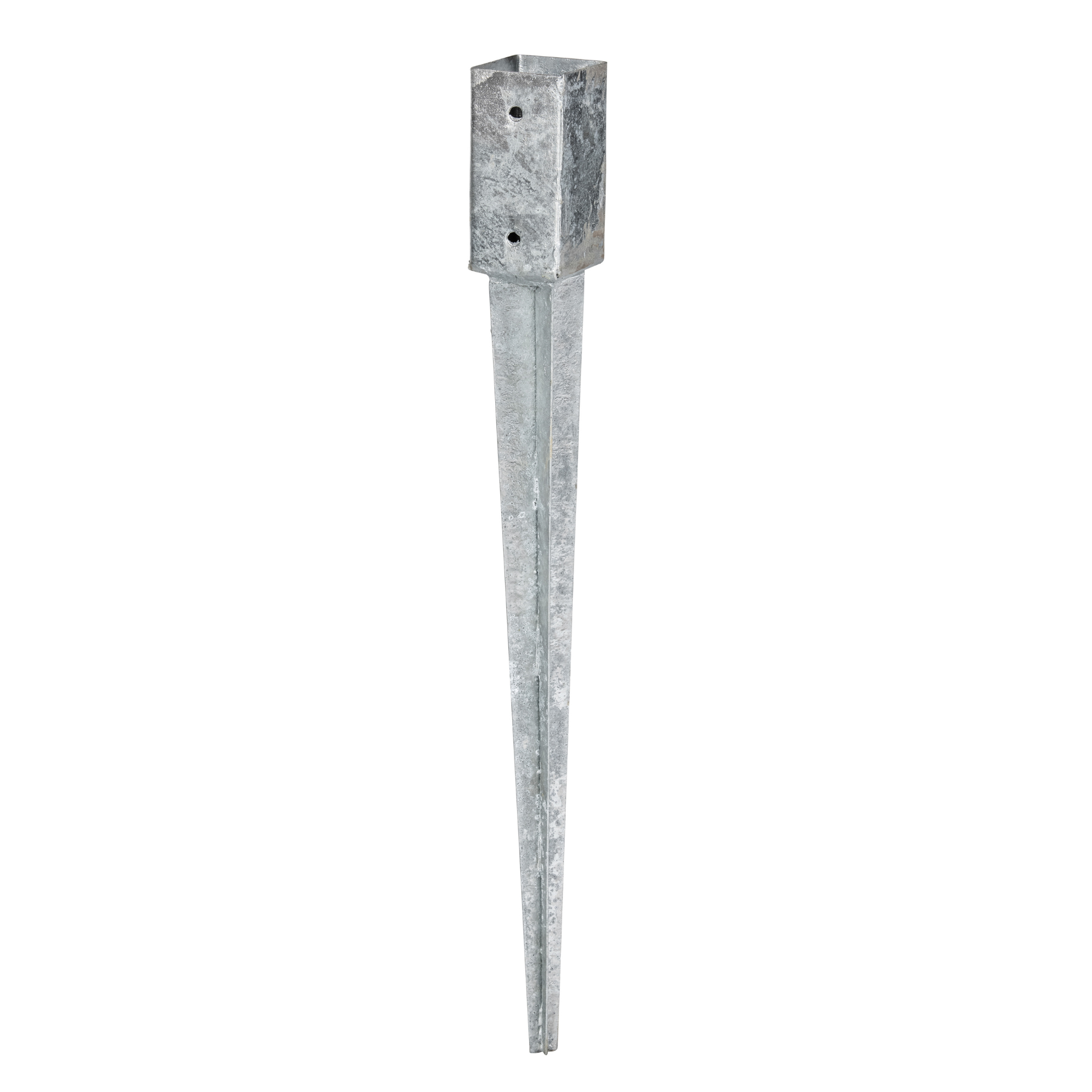 Einschlagbodenhülse 7,1x7,1x75 cm, feuerverzinkt