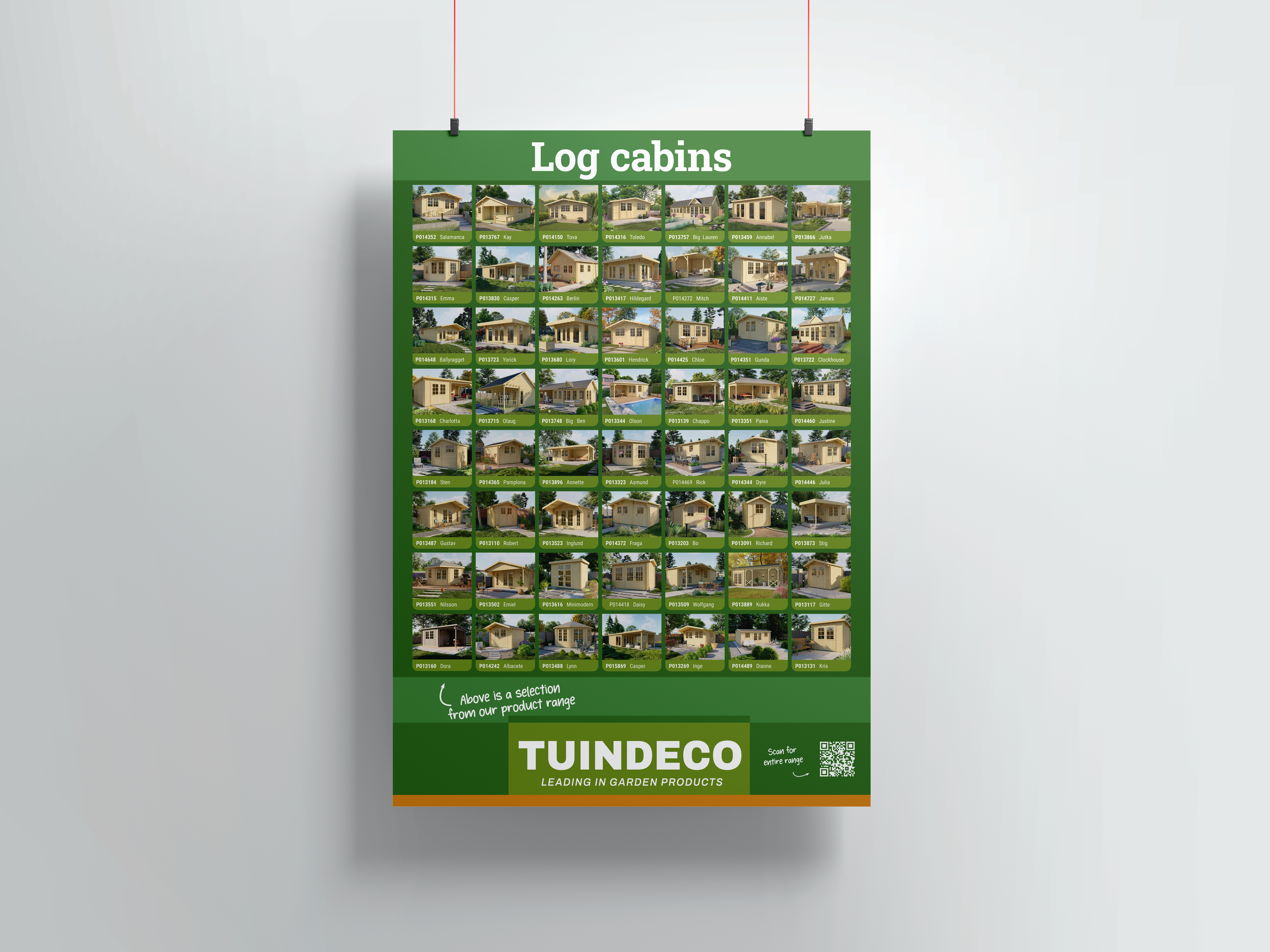 Poster (A0) Blokhutten (Engelstalig)