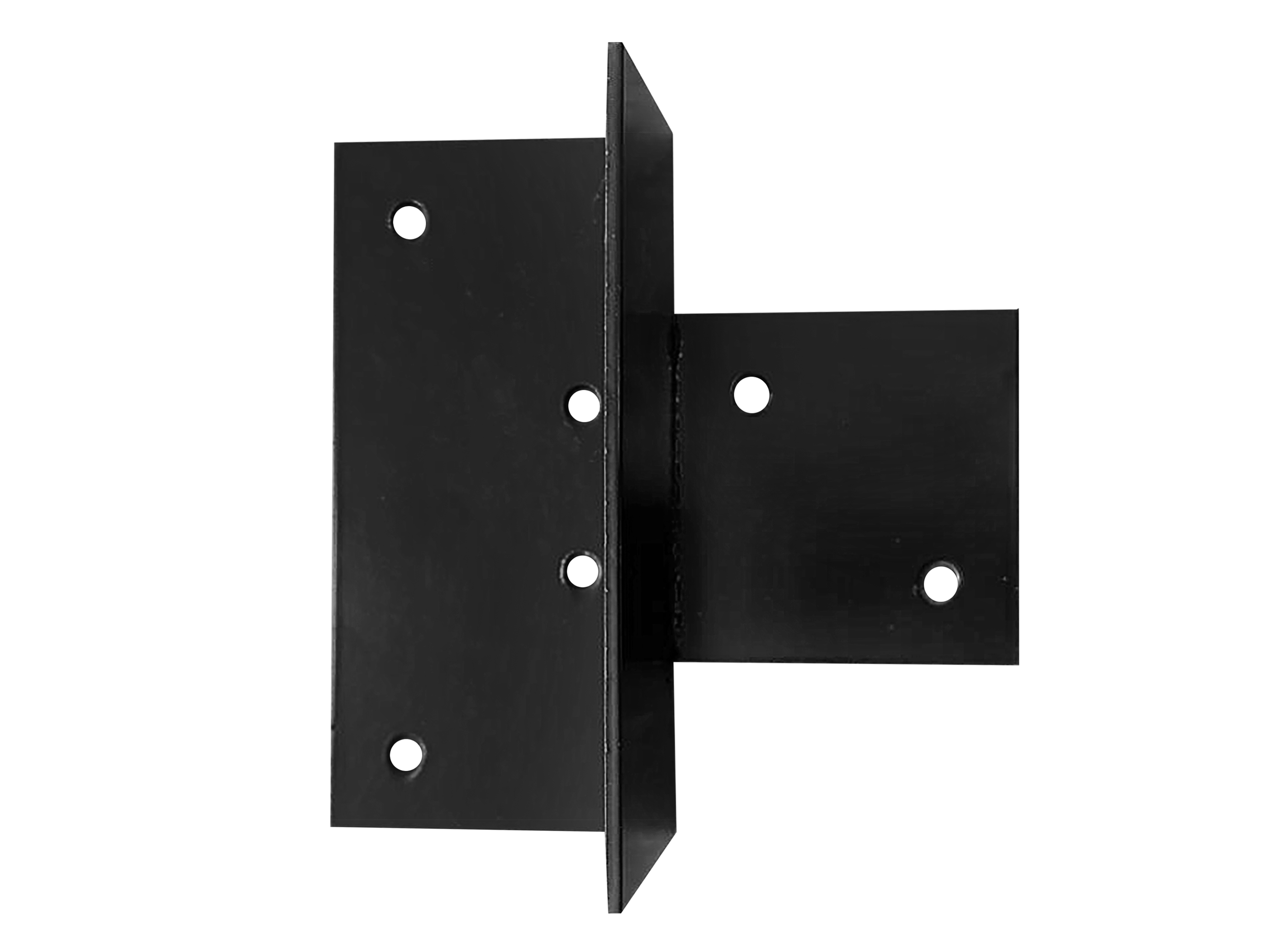 Pergola verlenging voor 15 x 15 cm palen, zwart gepoedercoat, incl. bevestigingsset
