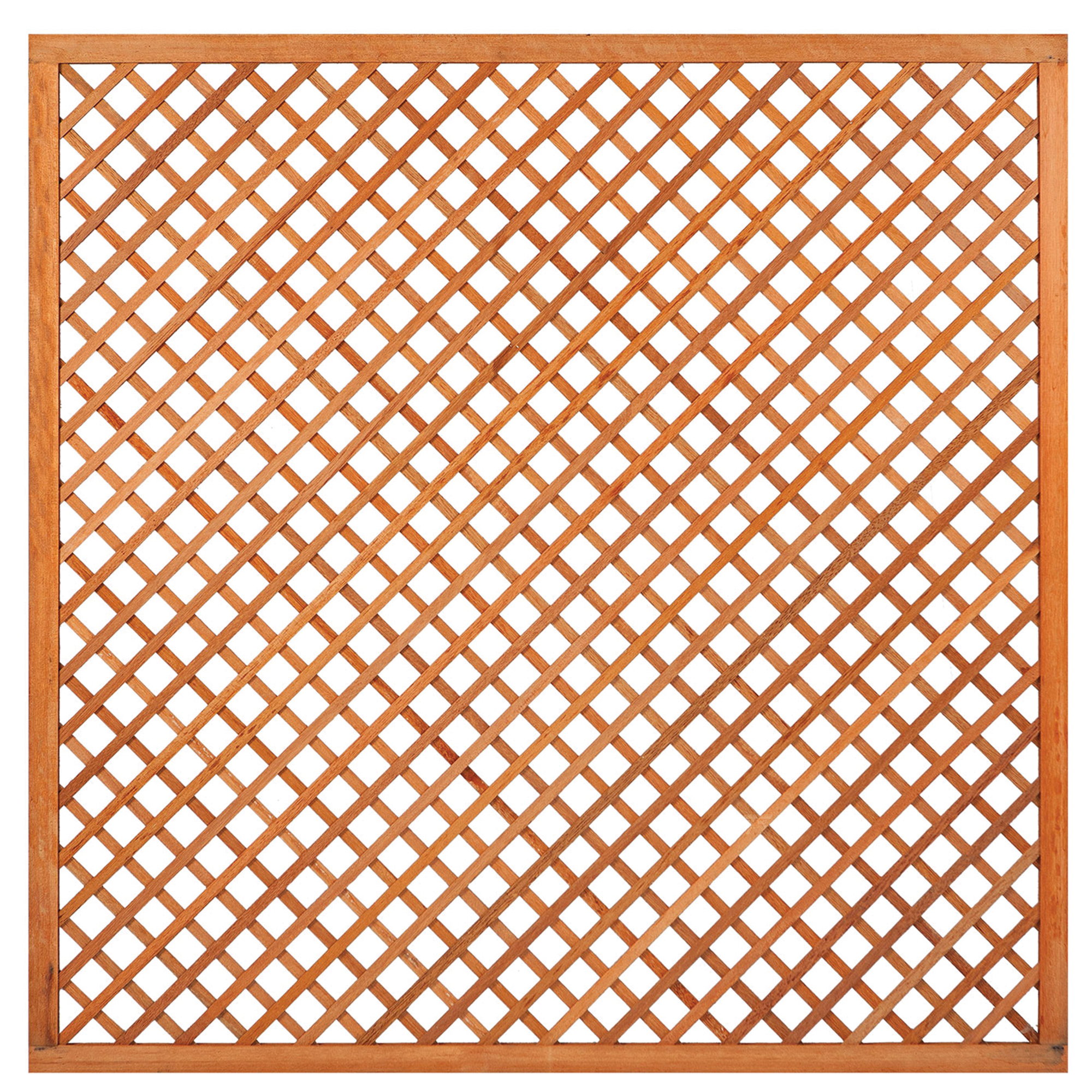 Spalier diagonal mit Rahmen, Hartholz, 40cm