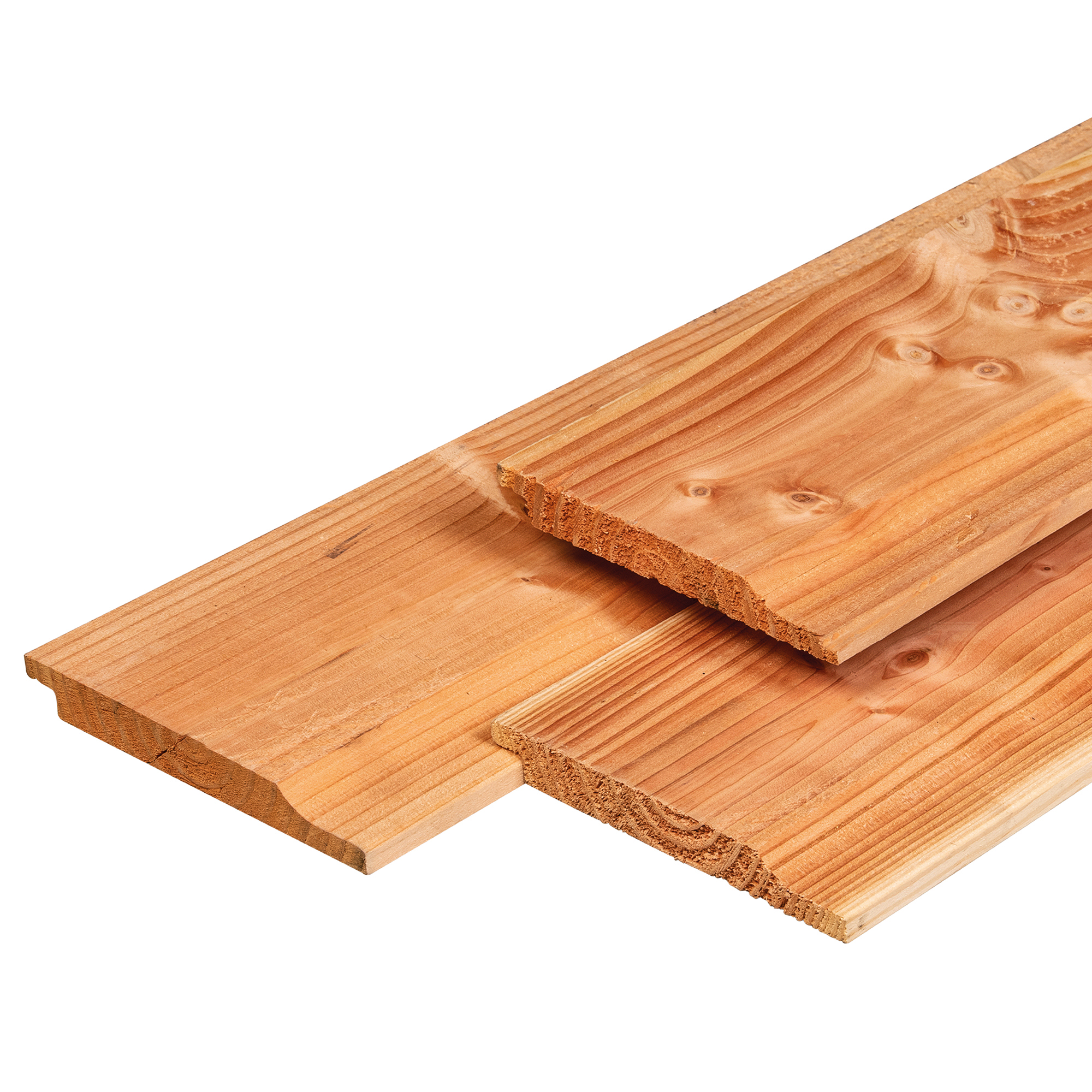 Profilholz mit Wechselfalz aus Douglasie 1.8x14.5x400cm