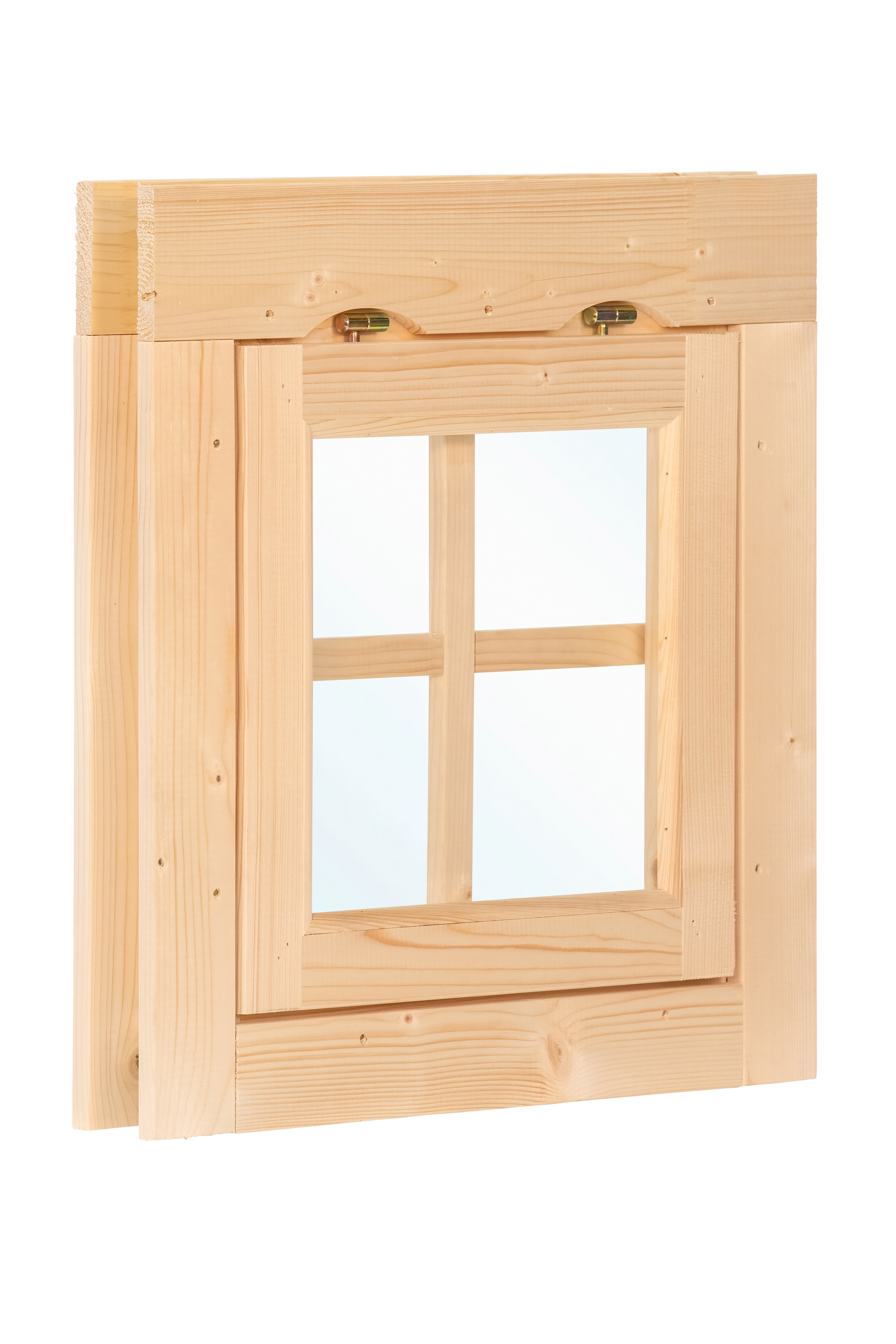 Ausklappbares Fenster W4 5 57,0 x 57,0 cm unbehandelt