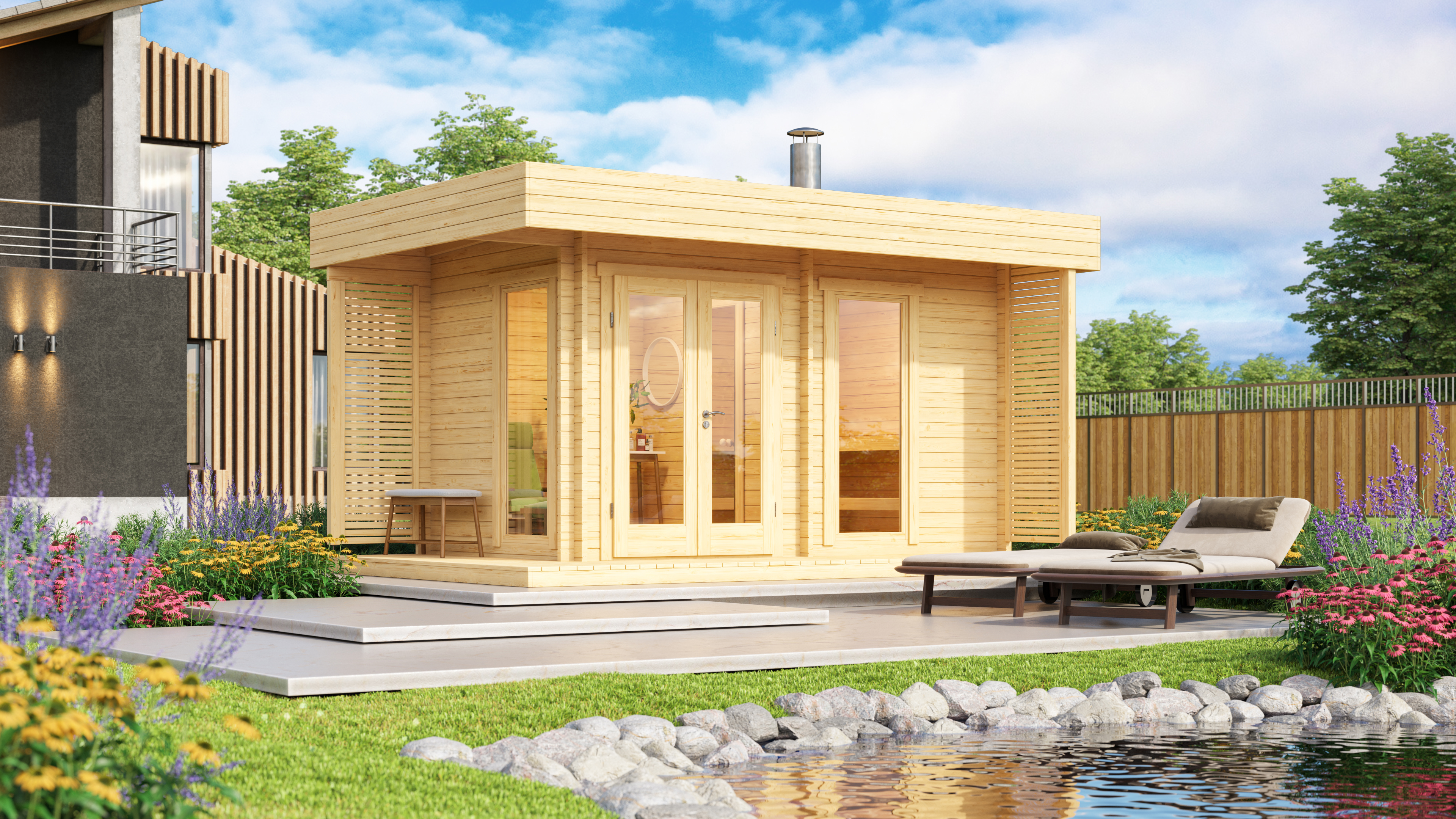 Sauna house Inari 70mm