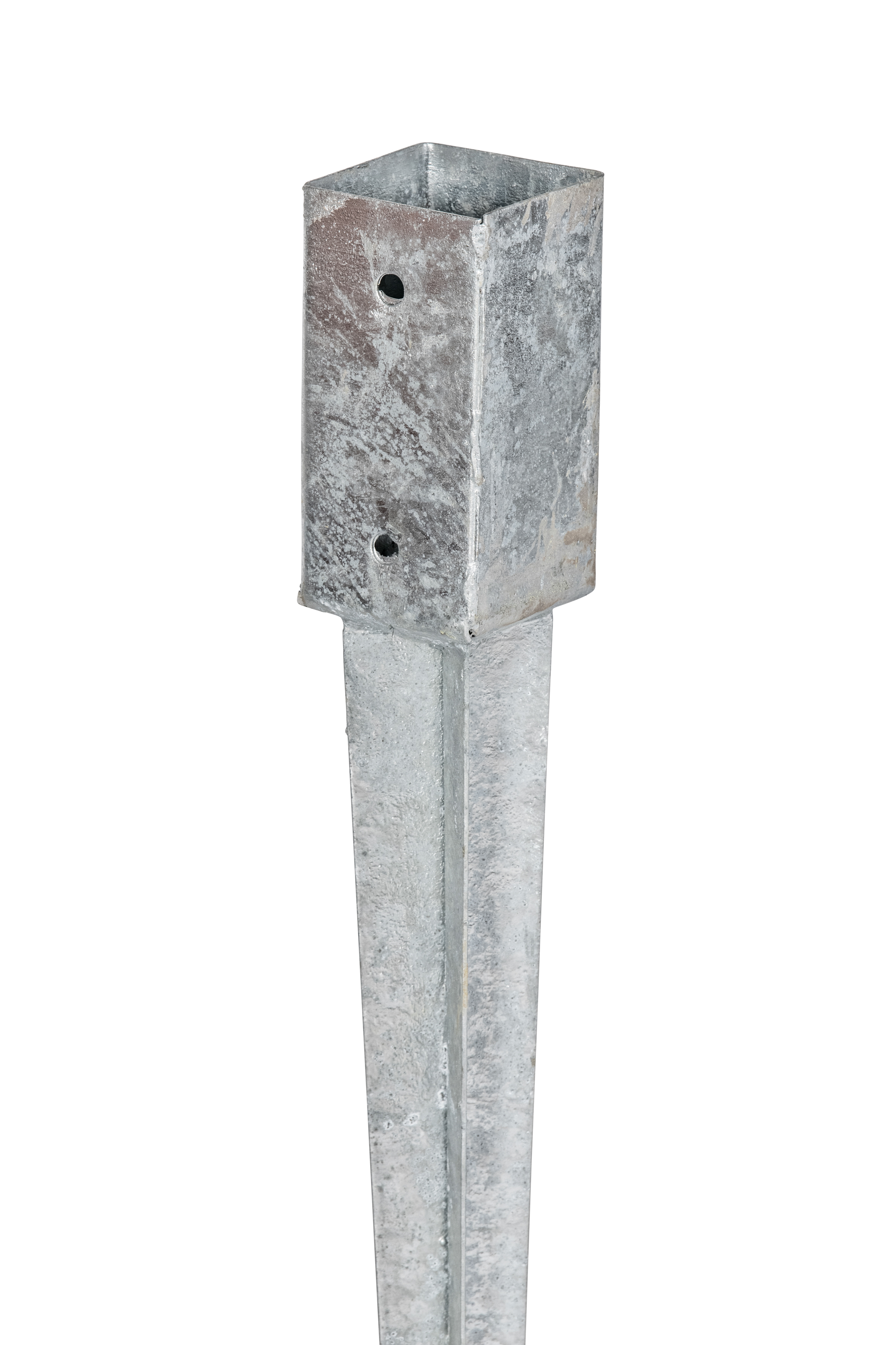 Einschlagbodenhülse 7,1x7,1x75 cm, feuerverzinkt