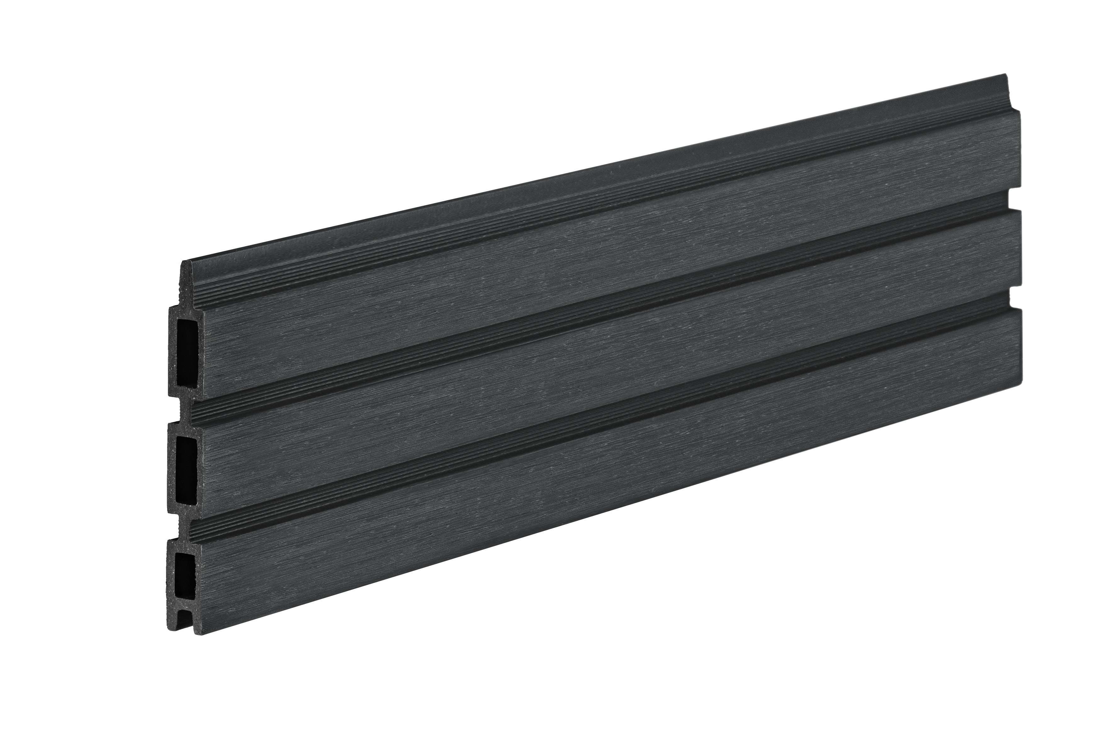 PuraFence Royal composiet plank 2,0 x 16,1 x 182 cm, ebony black
