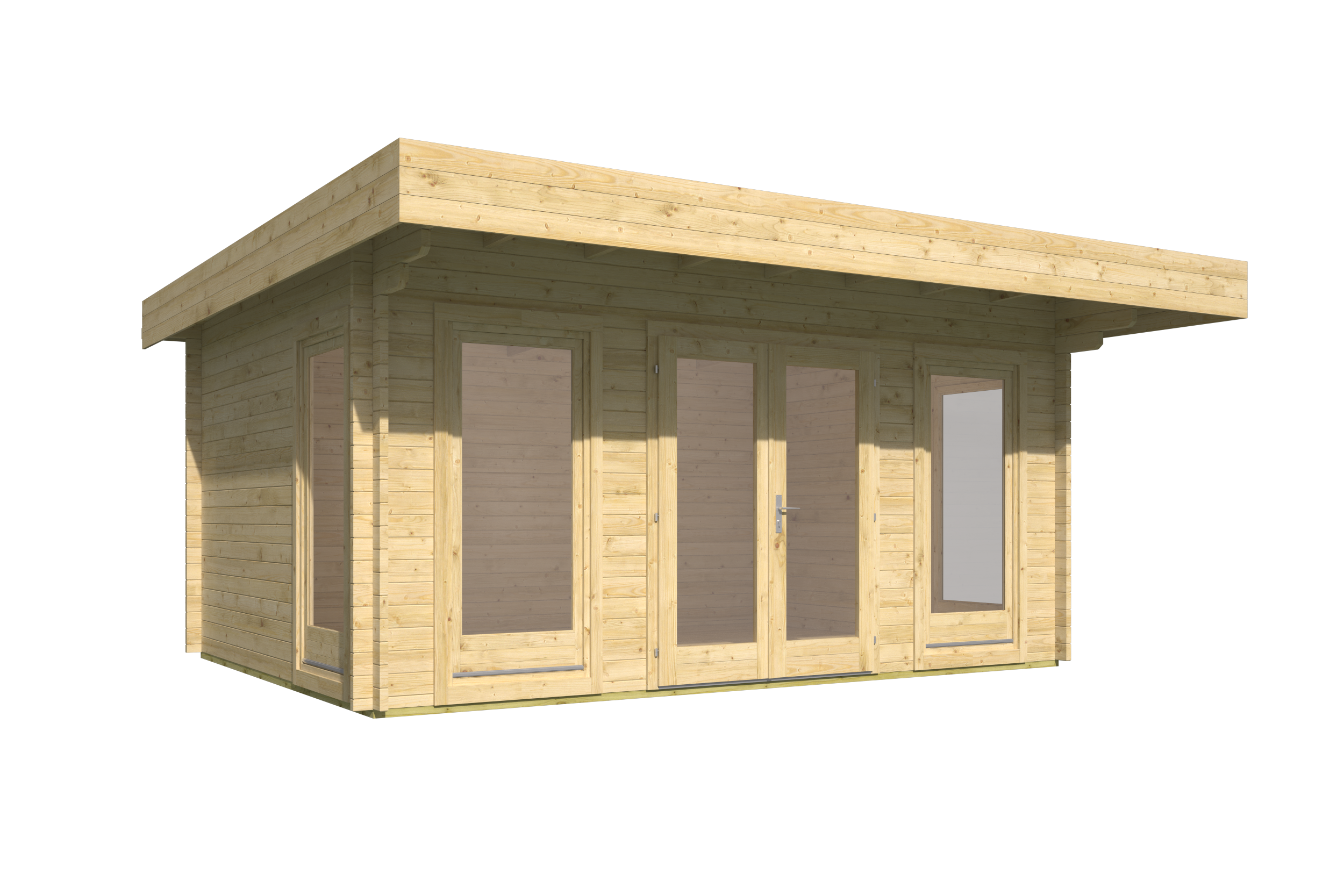 Blokhut - Tuinhuis Yorick | 44 mm | vuren Red Class Wood geïmpregneerd