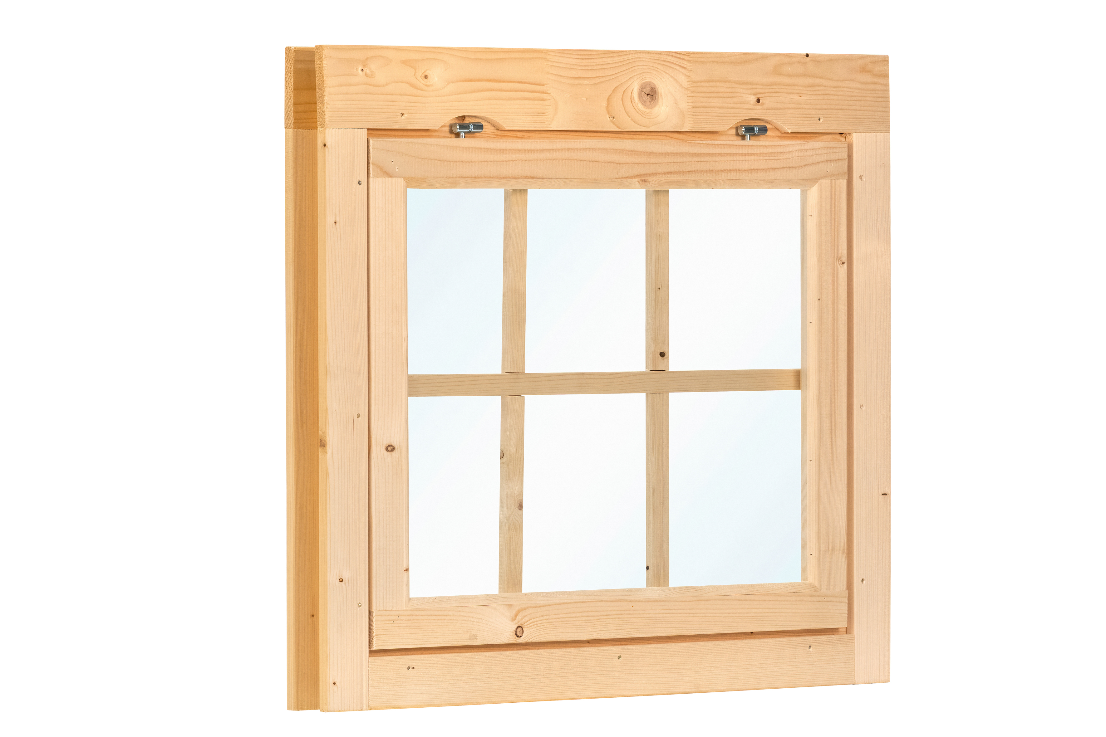 Ausklappbares Fenster W3 5 93,0 x 77,0 cm unbehandelt