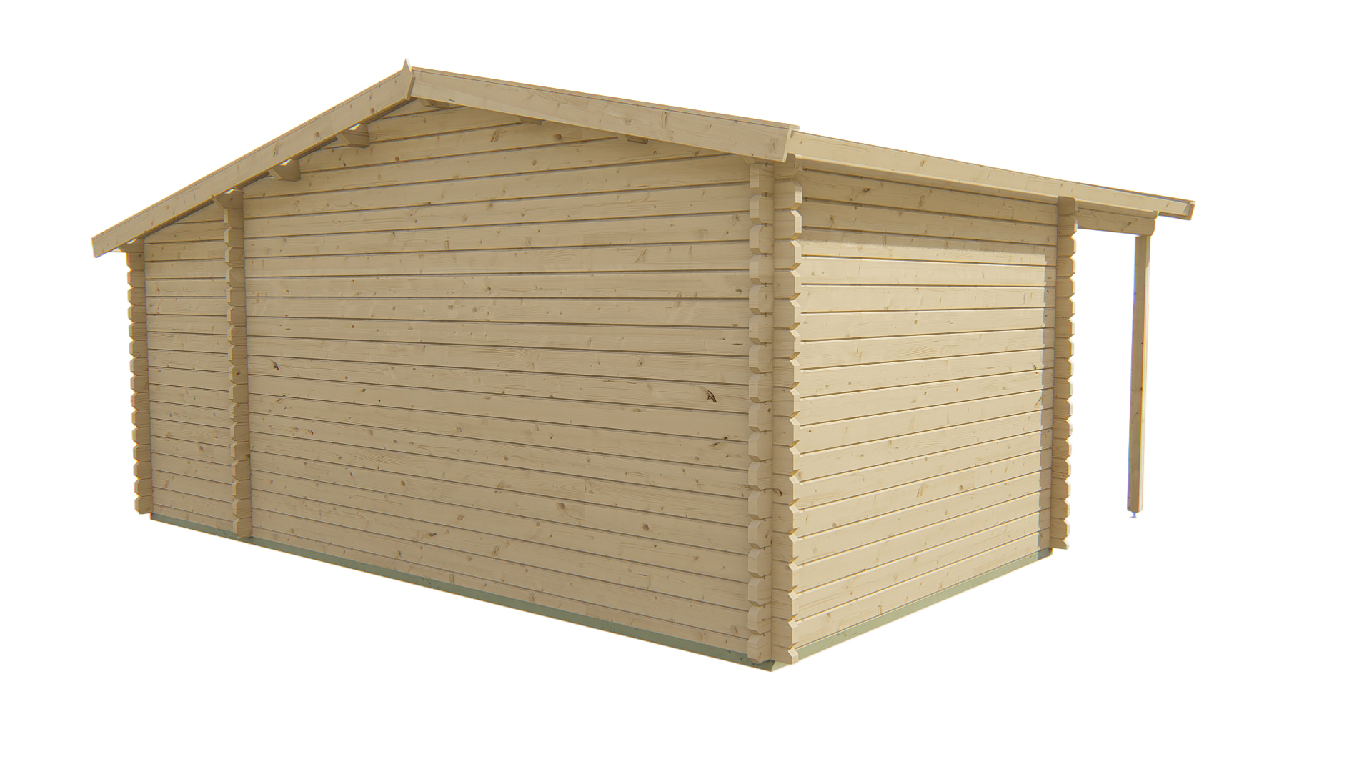 Blokhut - Tuinhuis Wolfgang | 44 mm | vuren Red Class Wood geïmpregneerd