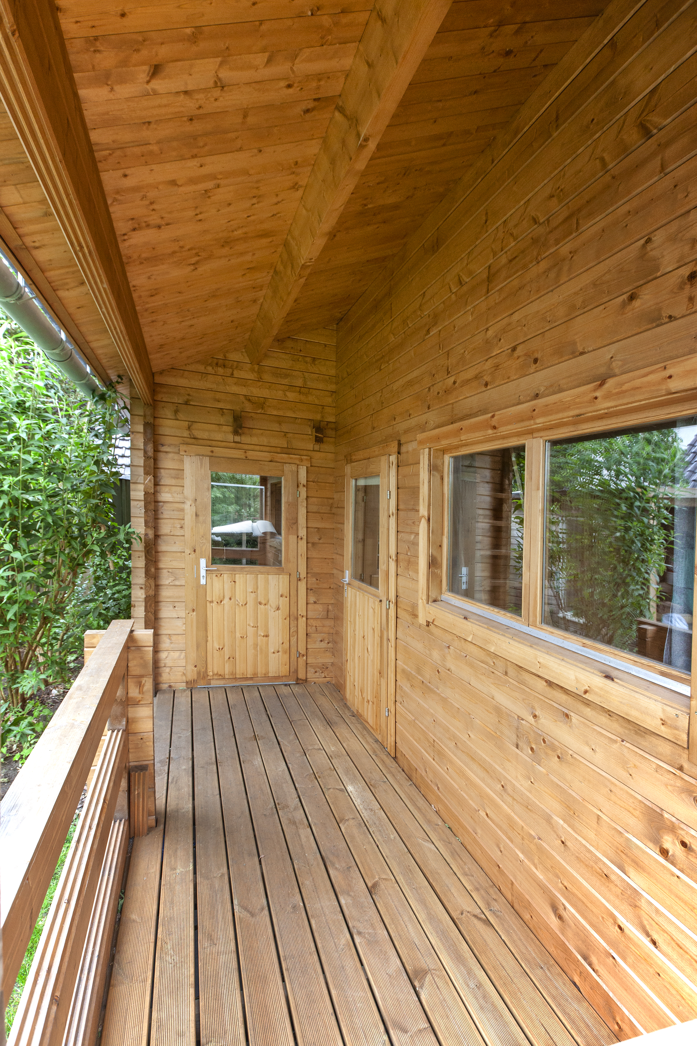 Blokhut - Tuinhuis Edelweiss | 70 mm | vuren honinggeel geïmpregneerd
