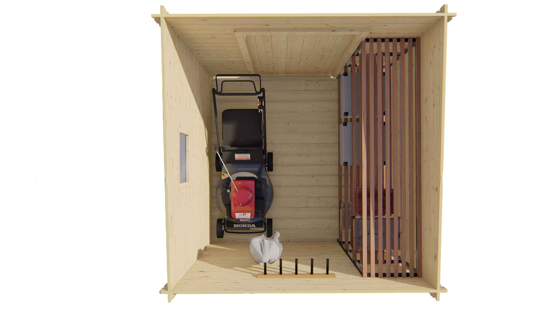 Blokhut - Tuinhuis Eigo | 19 mm | vuren Red Class Wood geïmpregneerd