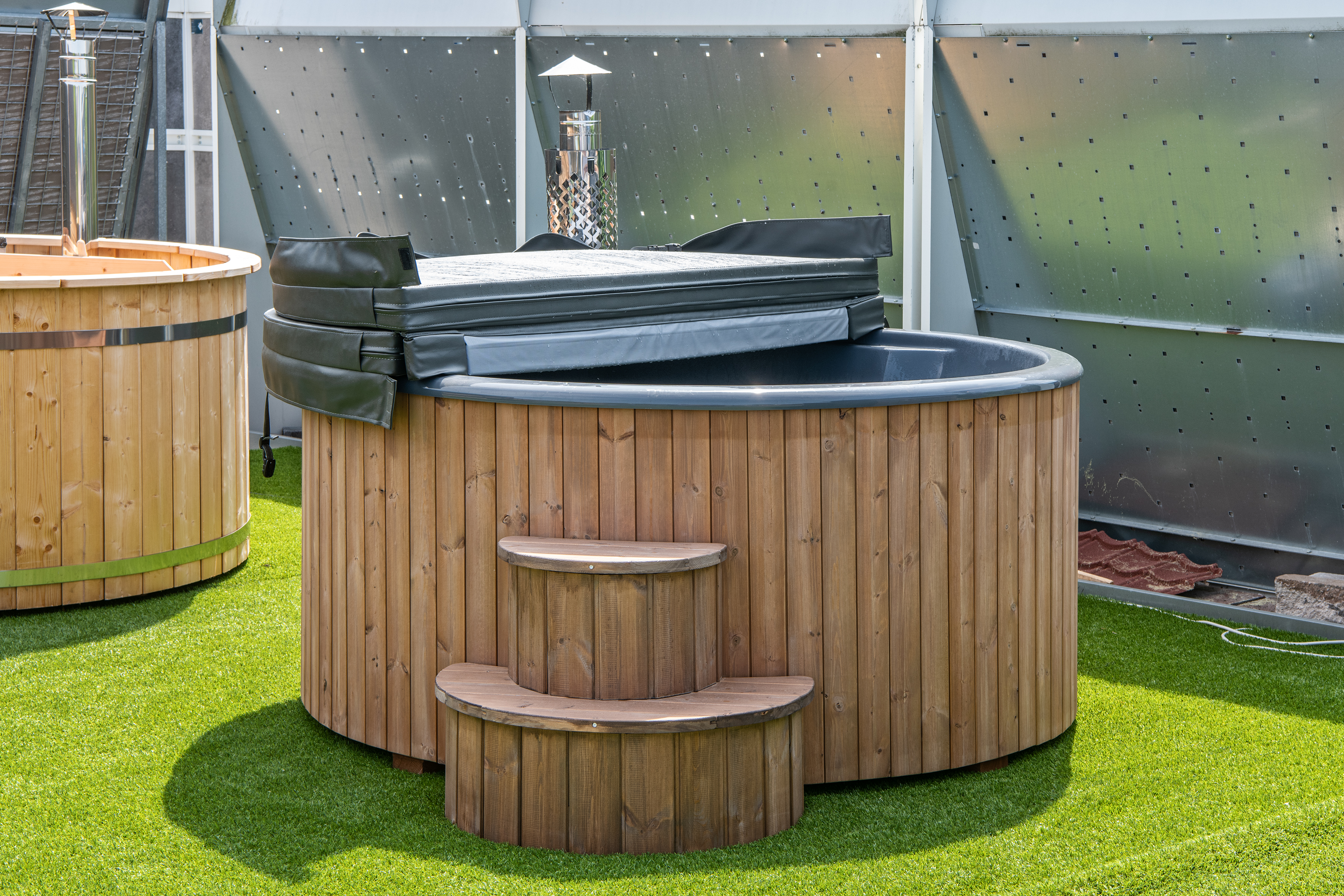 Hot Tub Deluxe, Thermowood, Ø200 x 95 cm