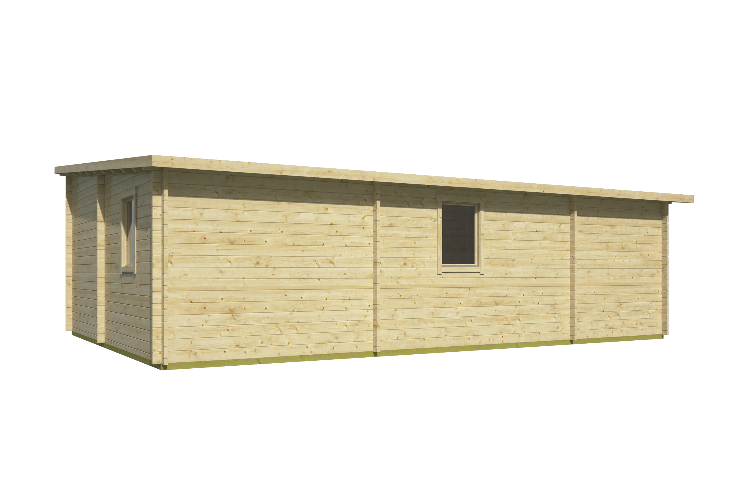 Blokhut - Tuinhuis Las Palmas | 44 mm | onbehandeld