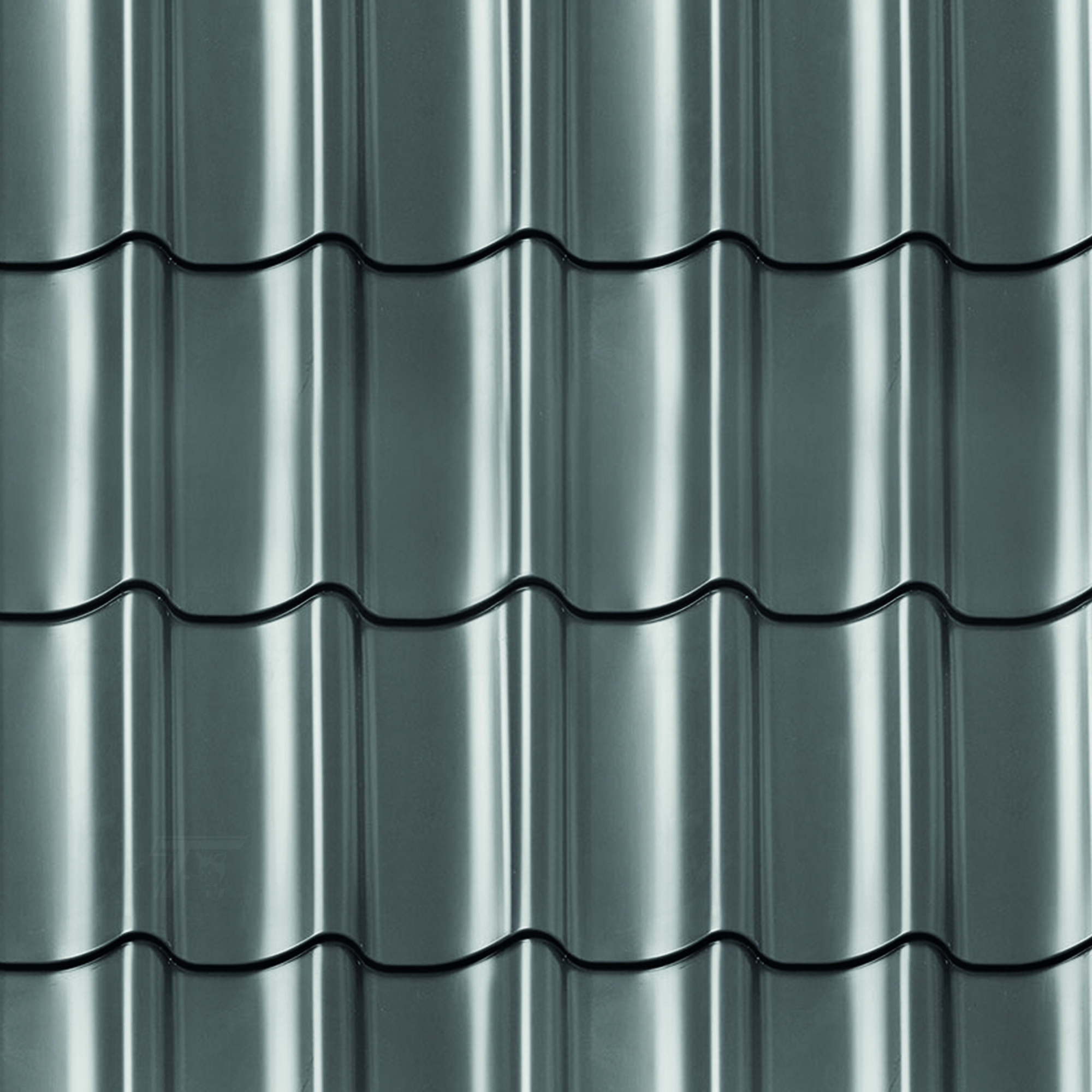 Dachziegelprofilplatten Anthrazit Set Bristol 38,16m²