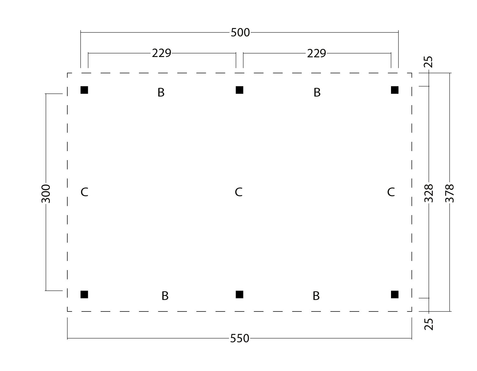 Red Class flat roof XL
