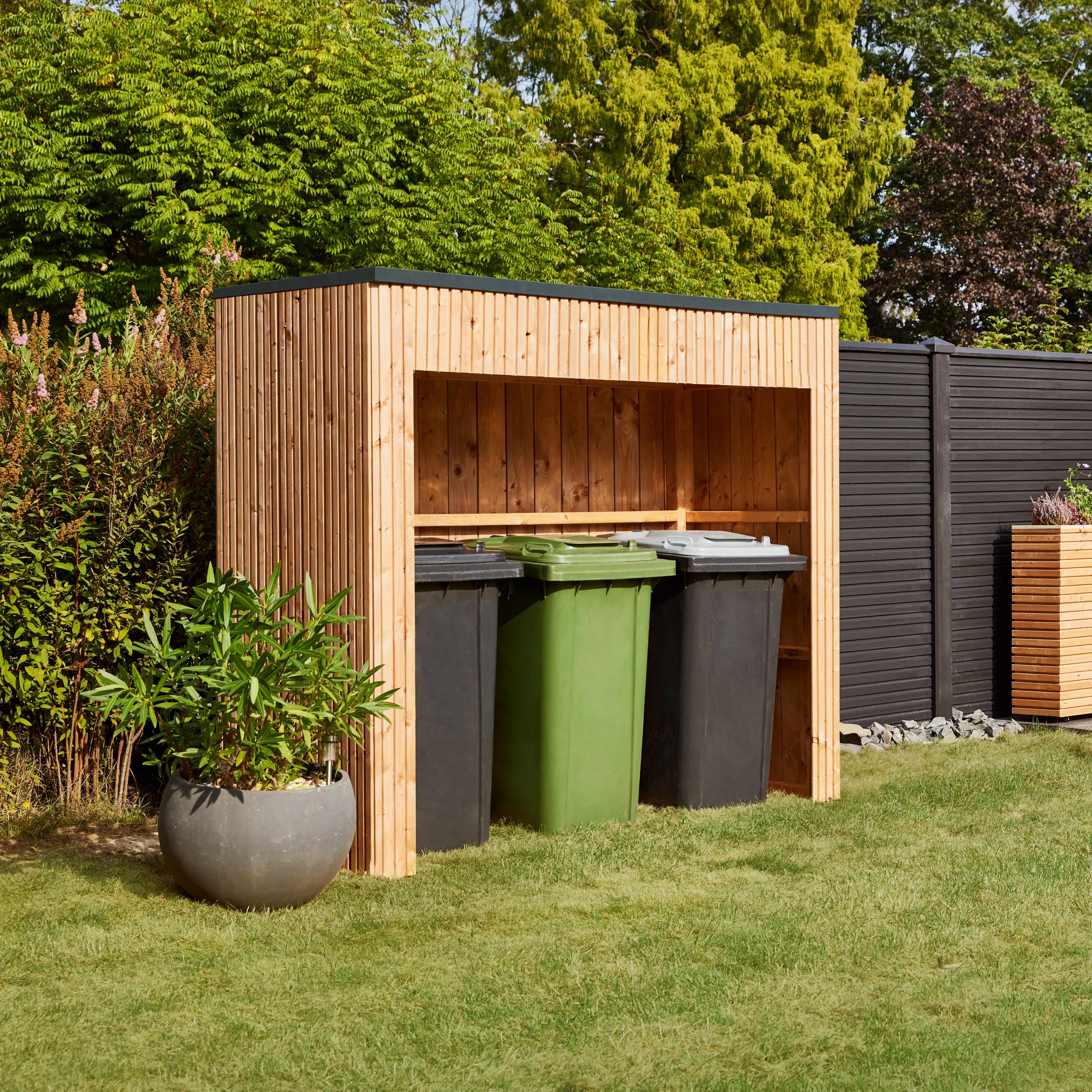 Ambiance Image Douglasie Mülltonnenbox Linna 219 x 99 x 174 cm