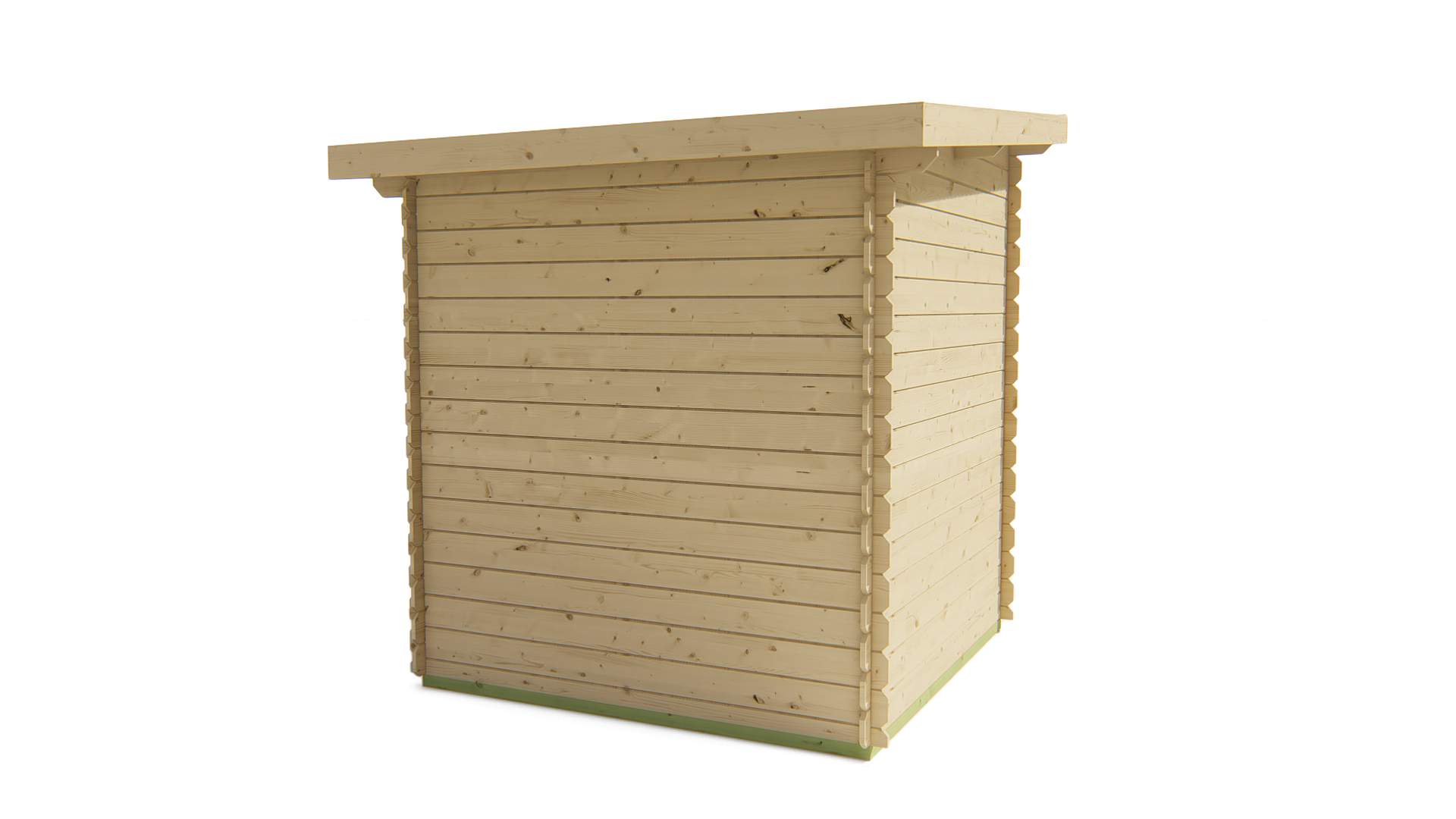 Blokhut - Tuinhuis Eigo | 19 mm | vuren groen geïmpregneerd Blokhut - Tuinhuis Eigo | 19 mm | vuren groen geïmpregneerd