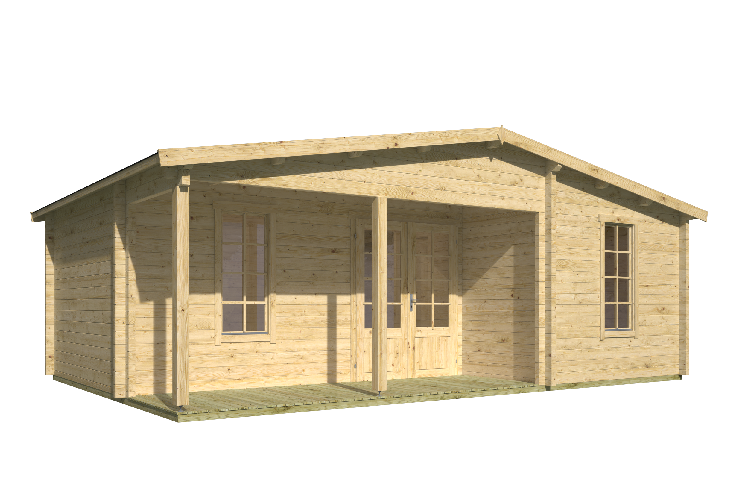 Blockhütte – Gartenhaus Ollie | 70mm | RCW imprägniert