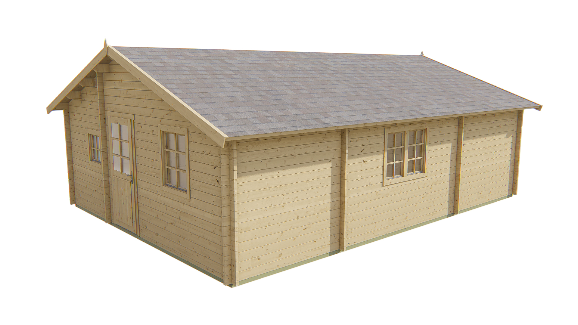 Blokhut - Tuinhuis Malaga | 44 mm | Red Class Wood geïmpregneerd Blokhut - Tuinhuis Malaga | 44 mm | Red Class Wood geïmpregneerd