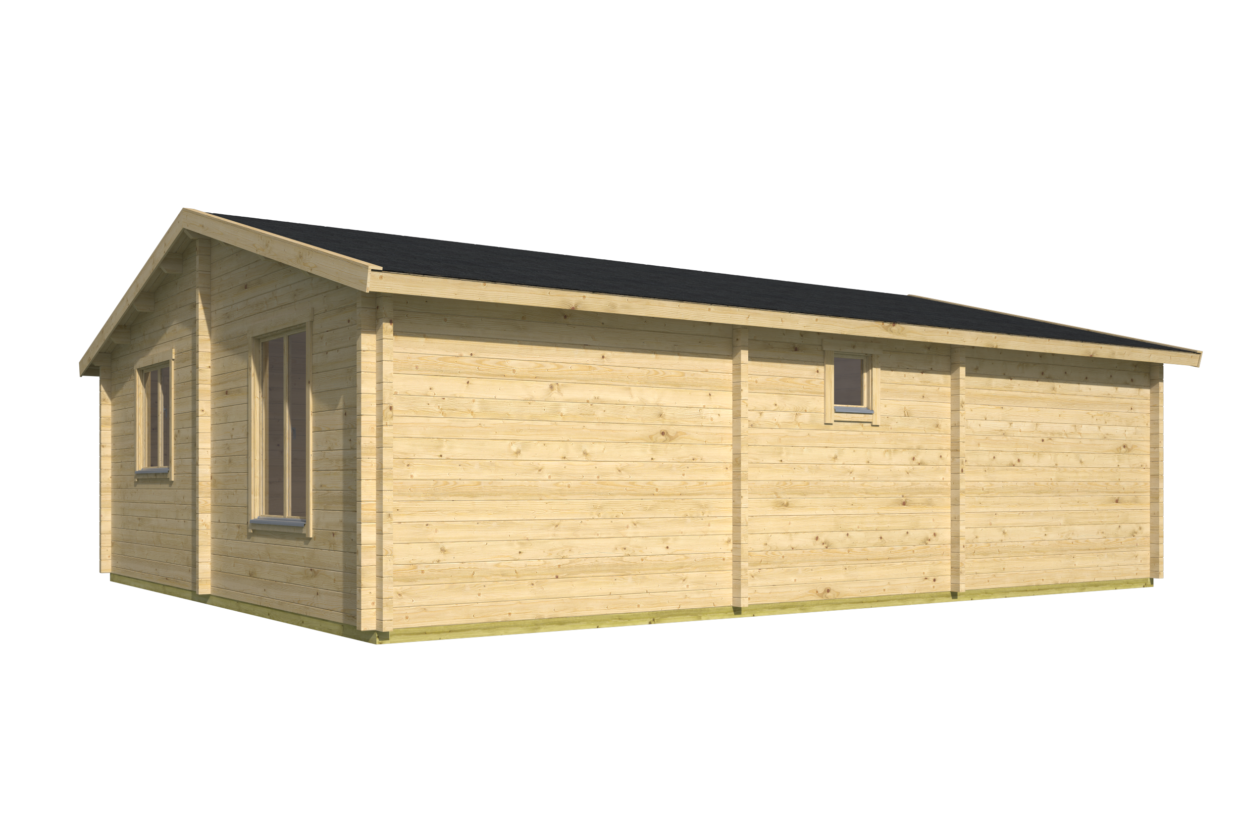 Blokhut - Tuinhuis Mullingar | 70 mm | vuren honinggeel geïmpregneerd Blokhut - Tuinhuis Mullingar | 70 mm | vuren honinggeel geïmpregneerd