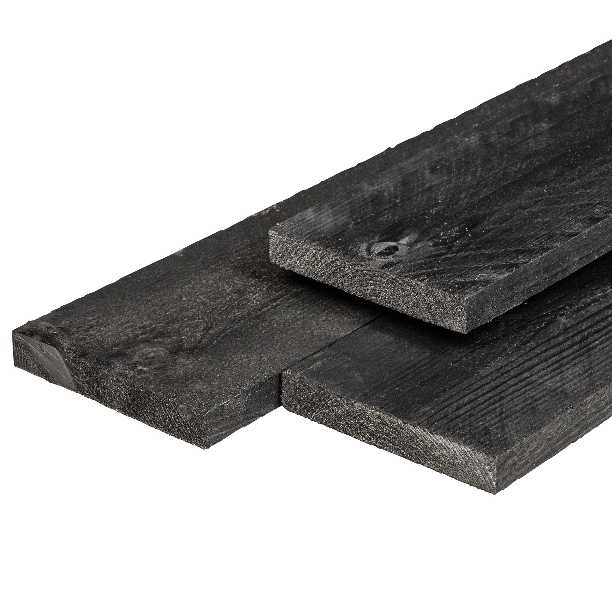 Scaffold Planks Central European spruce 2.9x19.0x500cm black painted