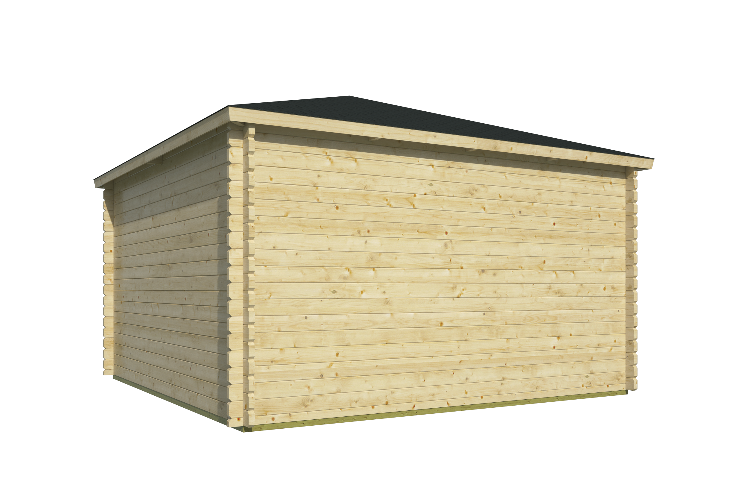 Blokhut - Tuinhuis Lotte | 44 mm | vuren honinggeel geïmpregneerd Blokhut - Tuinhuis Lotte | 44 mm | vuren honinggeel geïmpregneerd