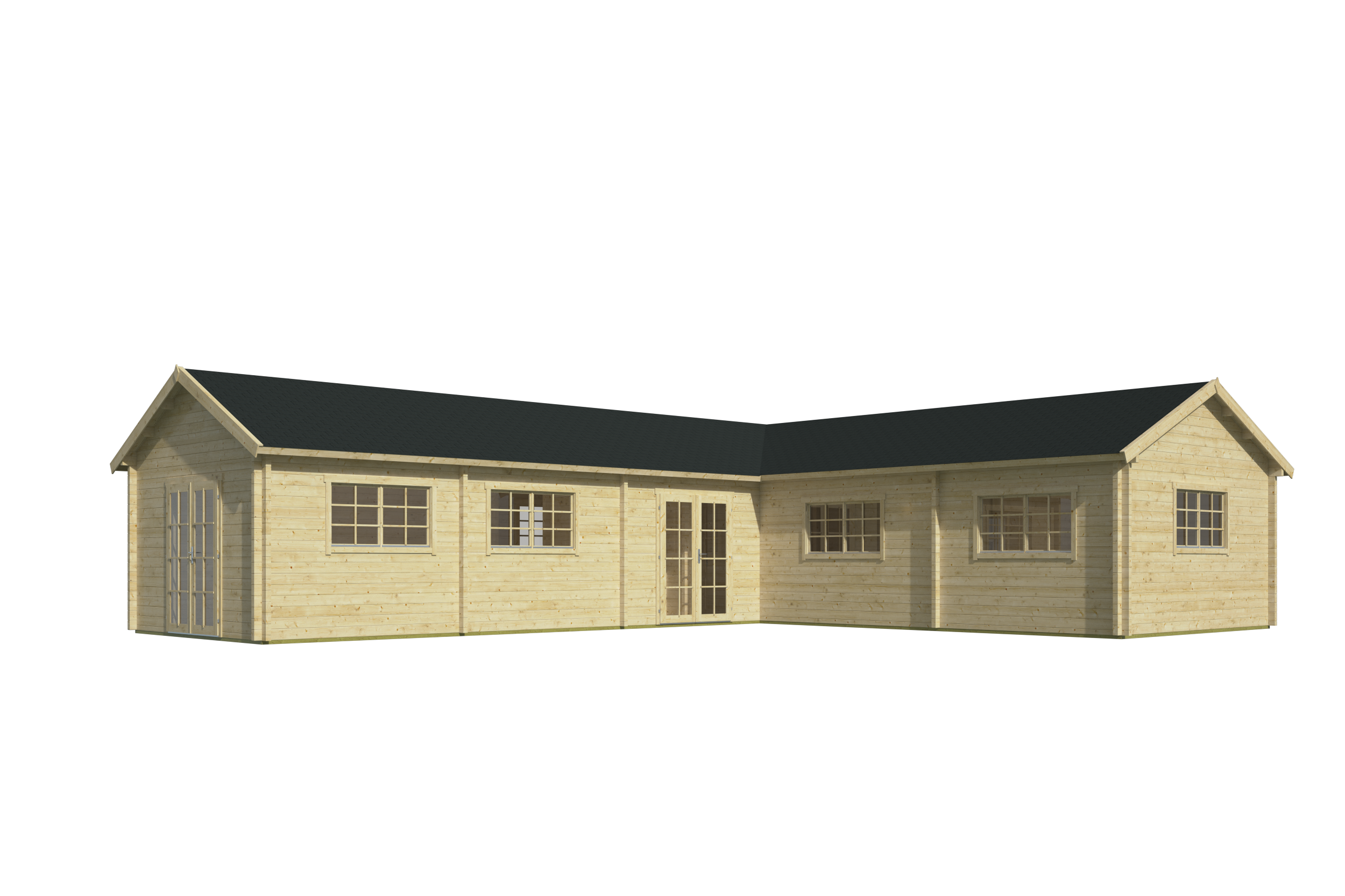 Blokhut - Tuinhuis Maynooth | 70 mm | Red Class Wood geïmpregneerd