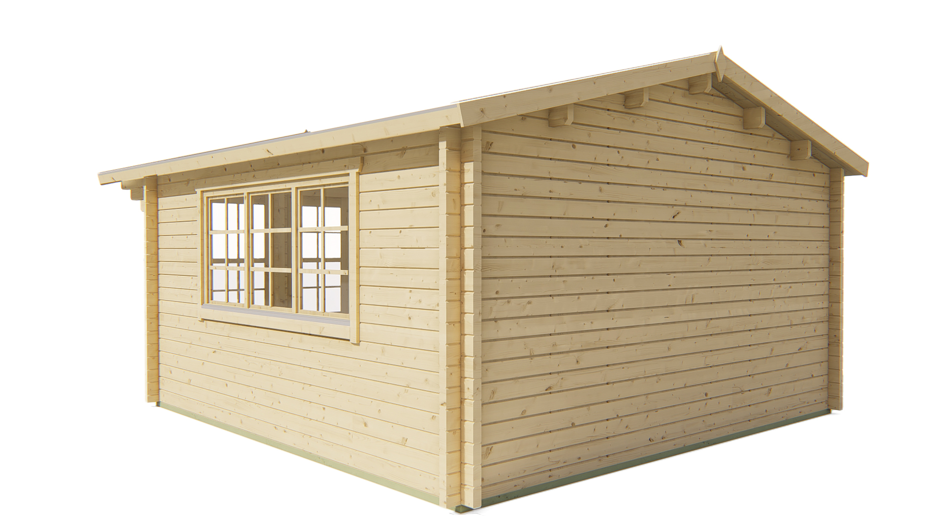 Blokhut - Tuinhuis Blackpool | 58 mm | vuren bruin geïmpregneerd
