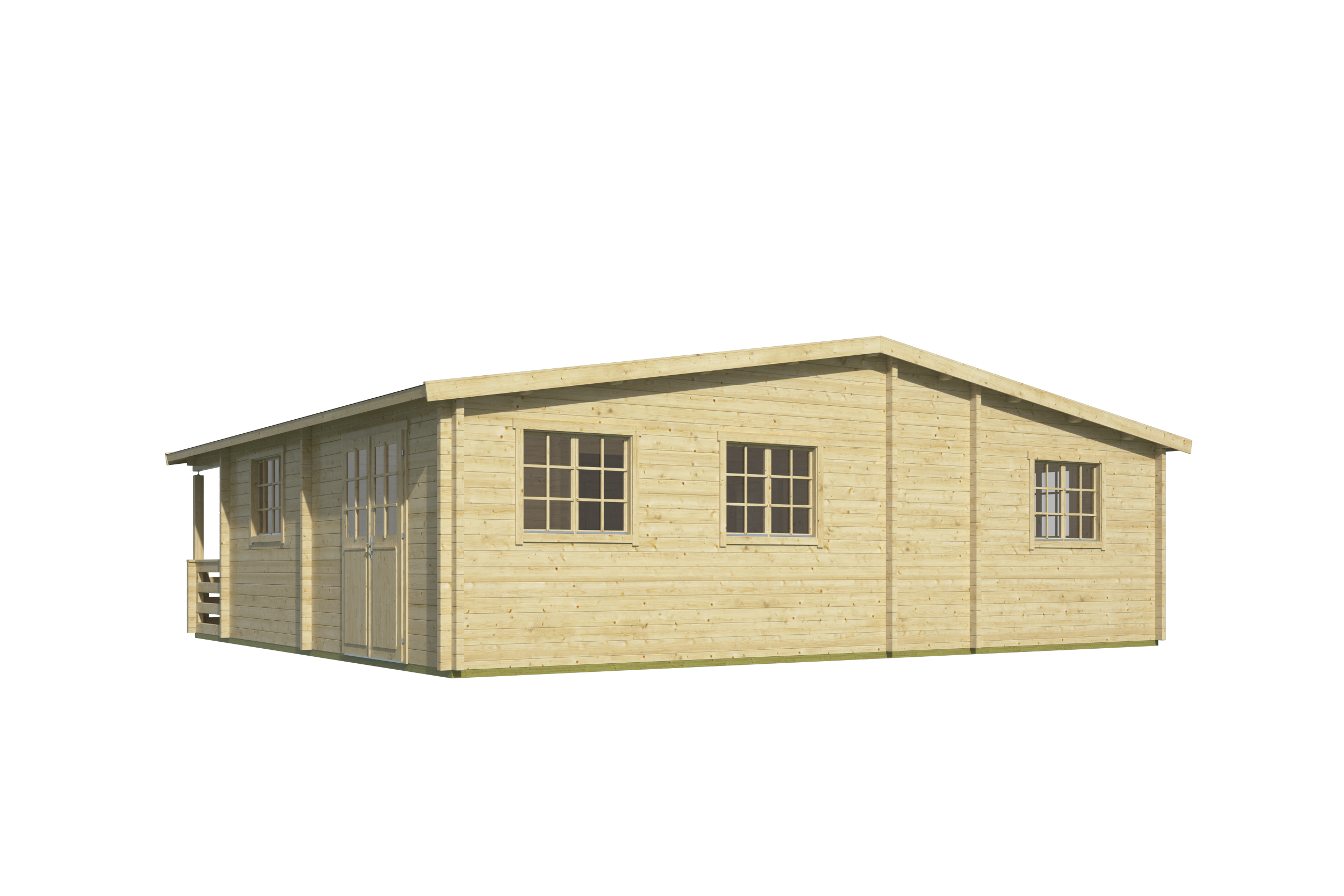 Blokhut - Tuinhuis Fuerteventura | 70 mm | honinggeel geïmpregneerd Blokhut - Tuinhuis Fuerteventura | 70 mm | honinggeel geïmpregneerd