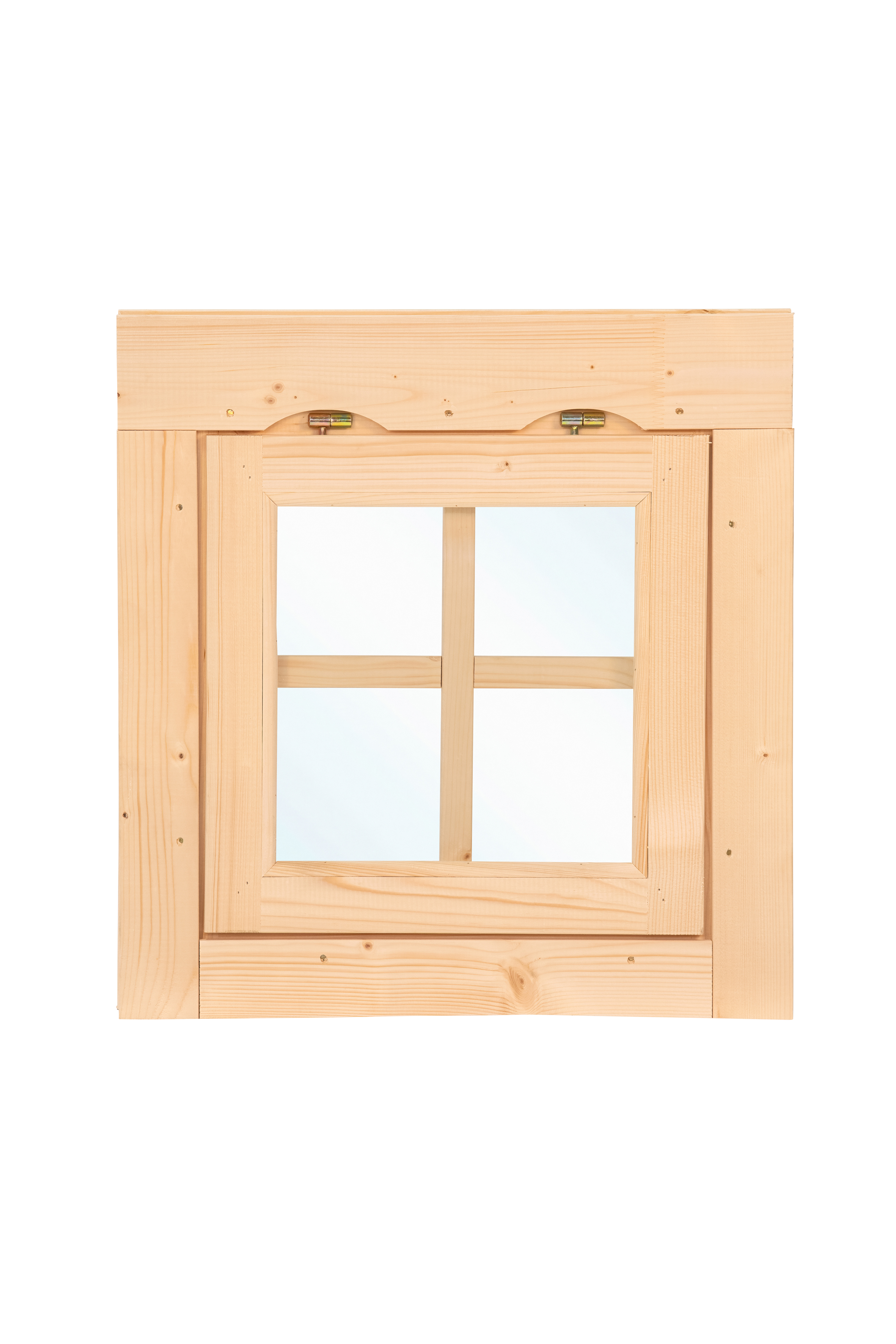 Top hinged window single W4 spruce 57x57cm