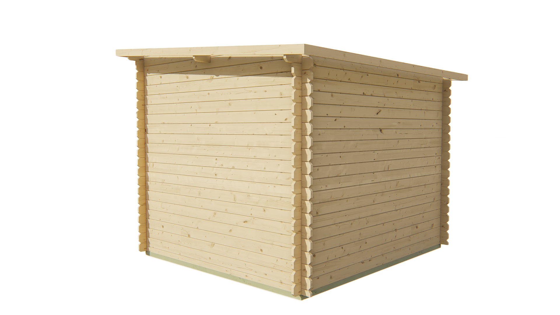 Blokhut - Tuinhuis Mila | 28 mm | vuren bruin geïmpregneerd Blokhut - Tuinhuis Mila | 28 mm | vuren bruin geïmpregneerd