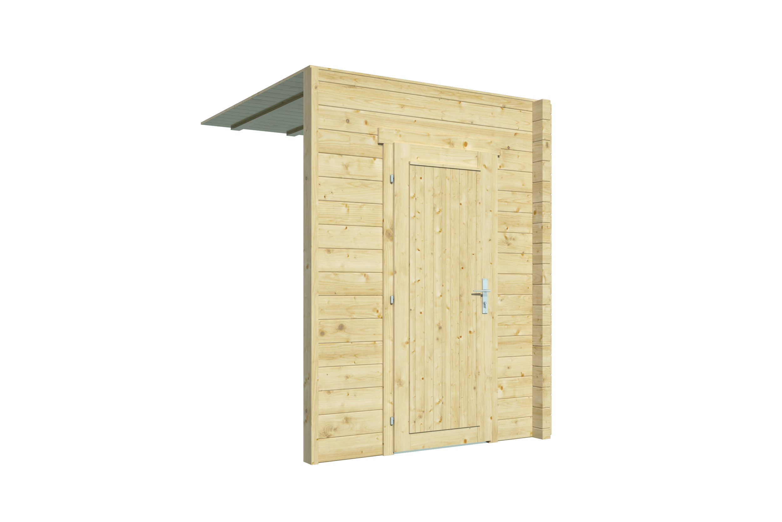Blokhut - Tuinhuis Toilet/Shower Kit XXXL | 70 mm | onbehandeld