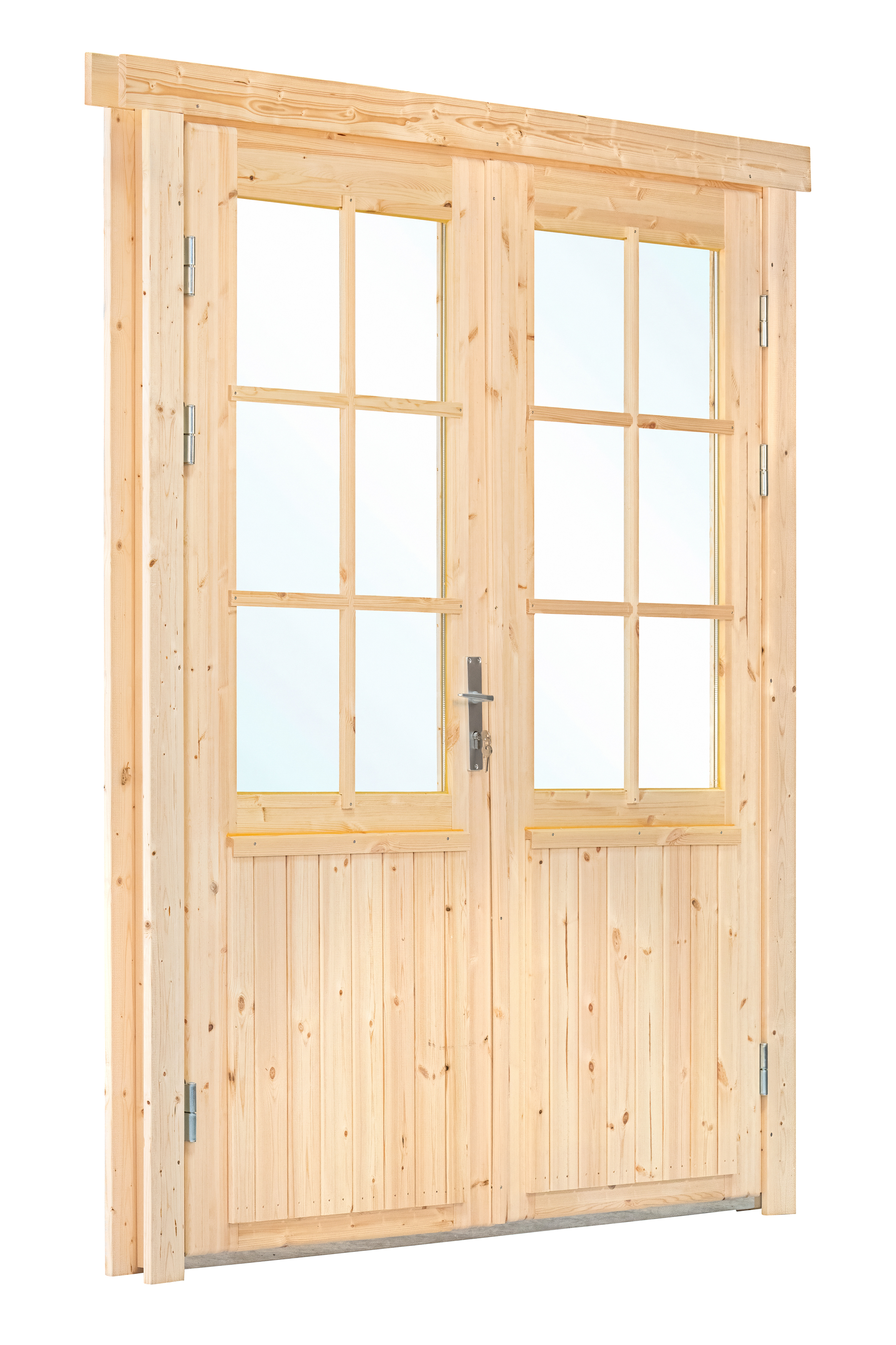 Tür doppel mit fenster XXL AL Fichten 181.5x215cm