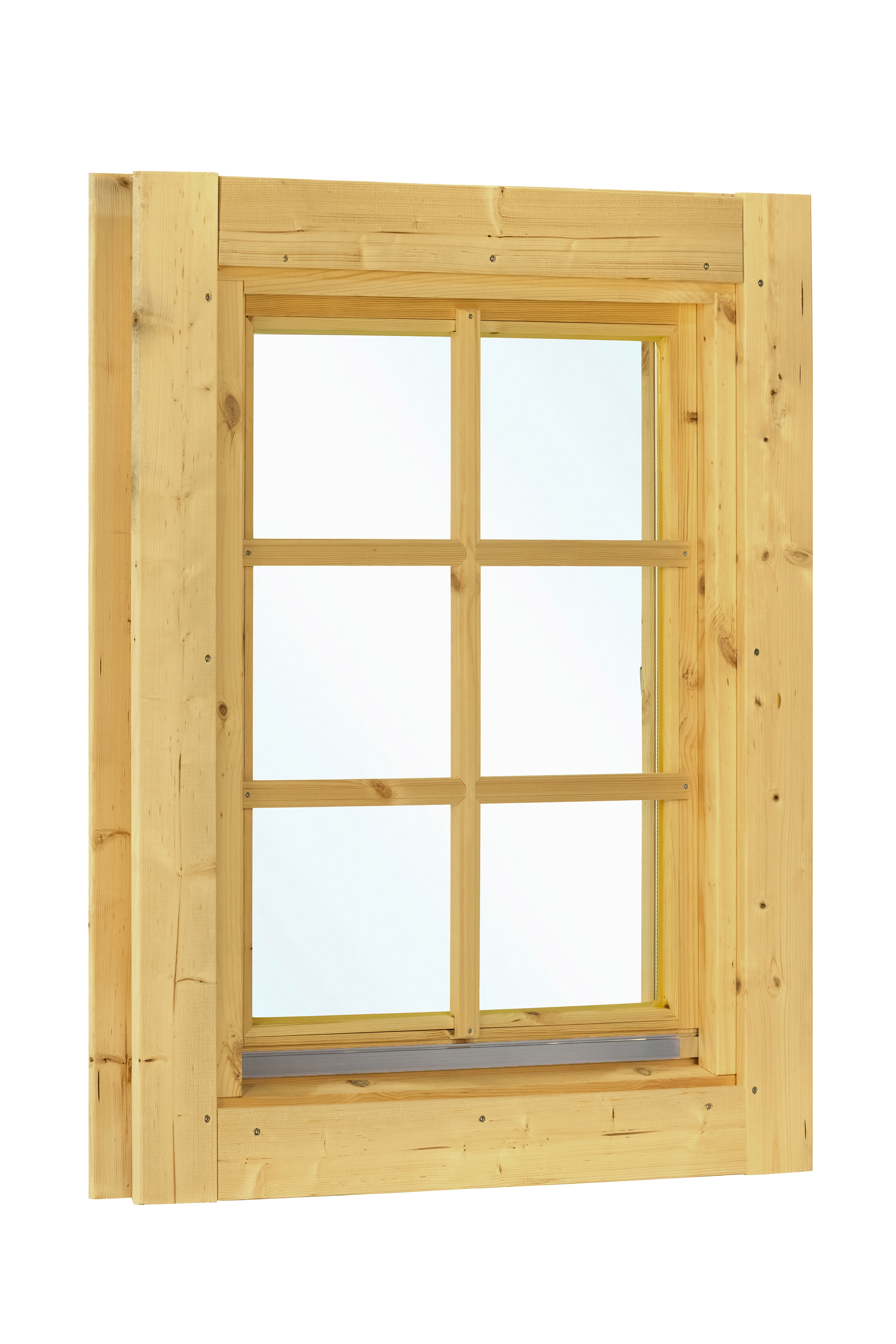 Draai- /kiepraam enkel L4 vuren 84 x 105,1 cm | honinggeel geïmpregneerd