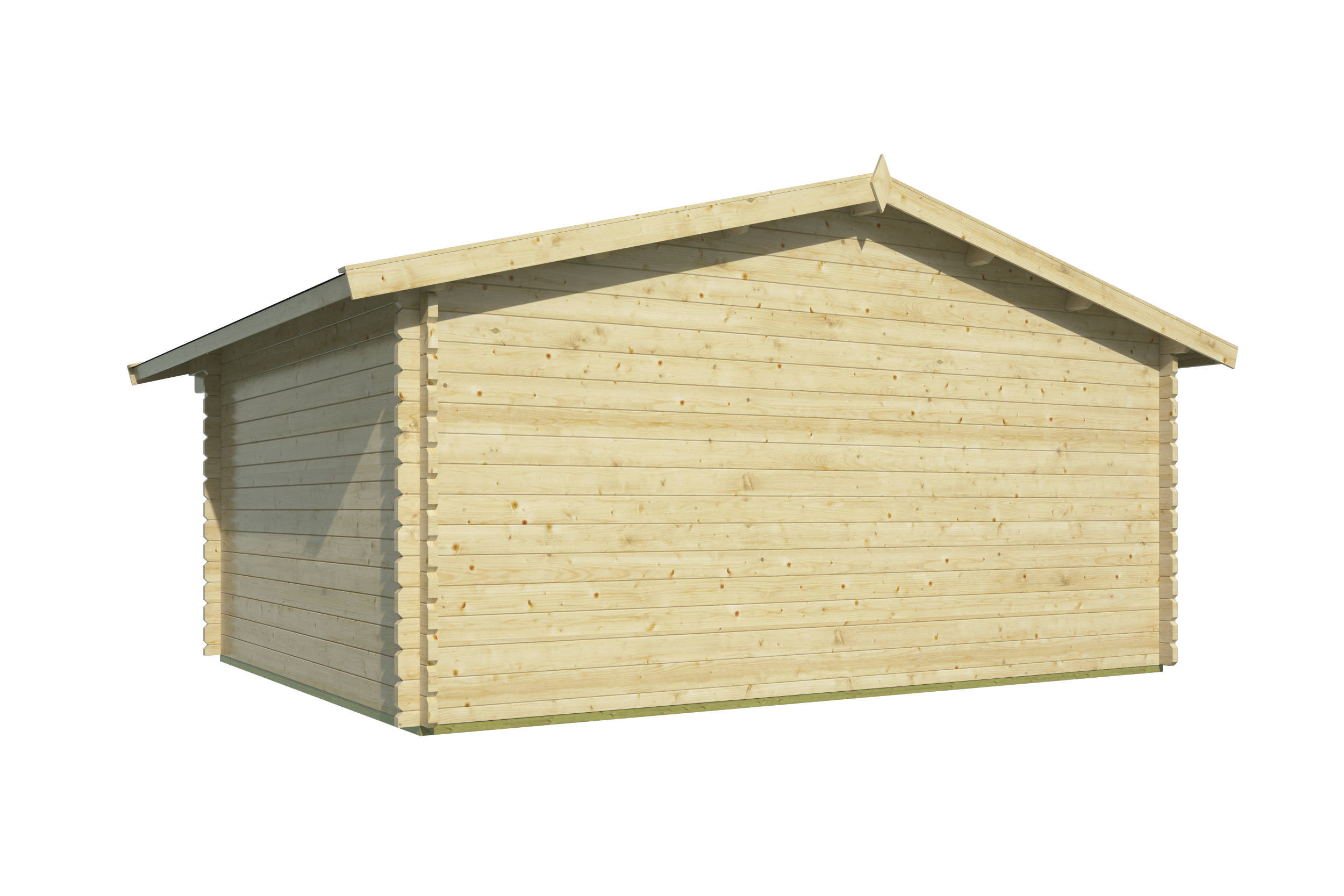 Blokhut - Tuinhuis Pavel | 44 mm | vuren onbehandeld Blokhut - Tuinhuis Pavel | 44 mm | vuren onbehandeld