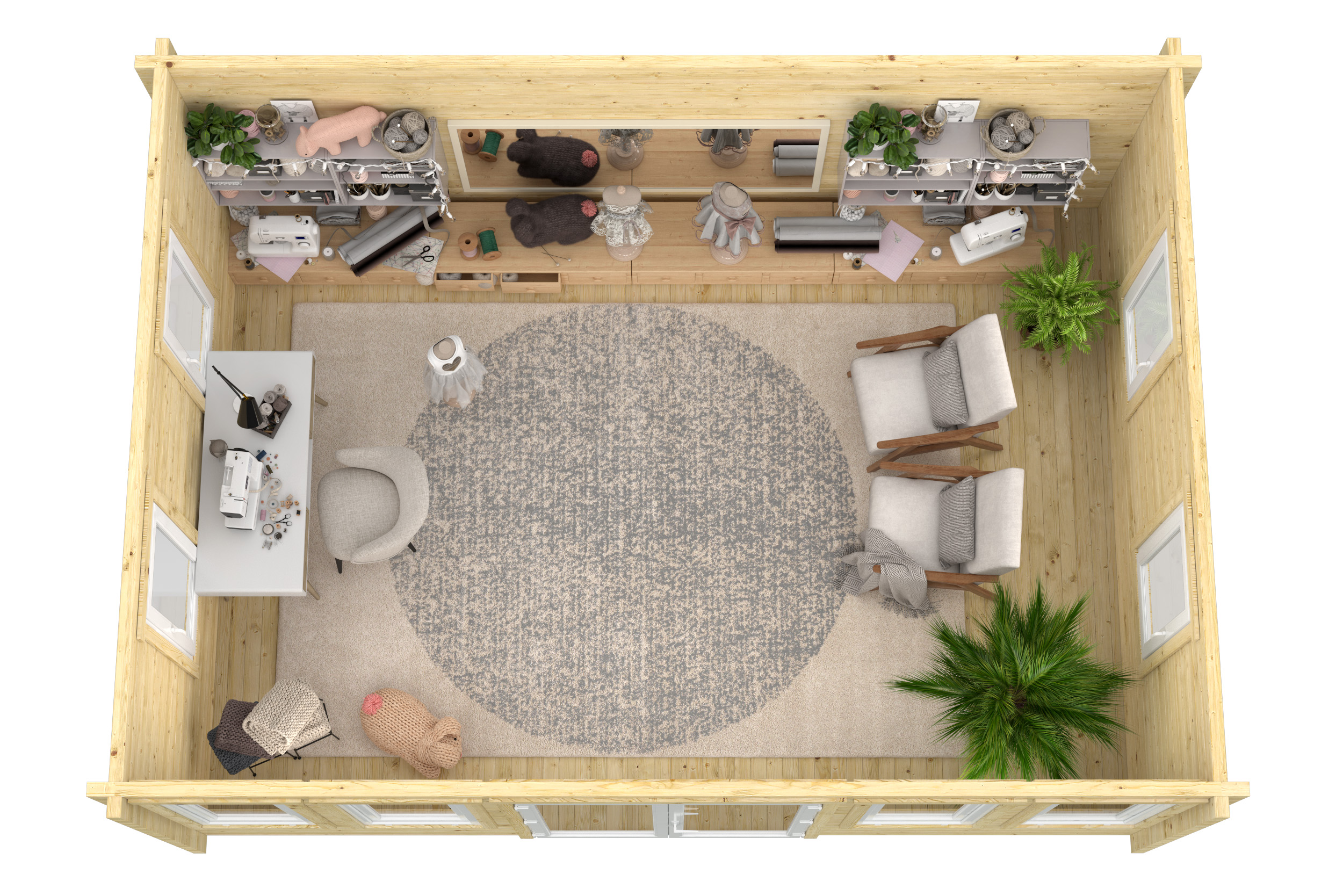 Kunststof ramen en buitendeuren wit Clockhouse Trevor