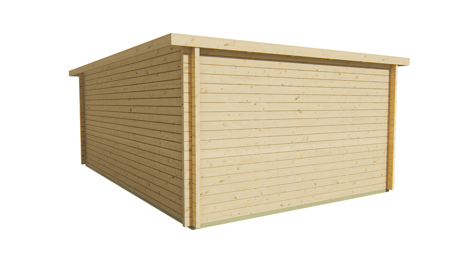 Blokhut - Tuinhuis Gabriella | 58 mm | grijs geïmpregneerd Blokhut - Tuinhuis Gabriella | 58 mm | grijs geïmpregneerd