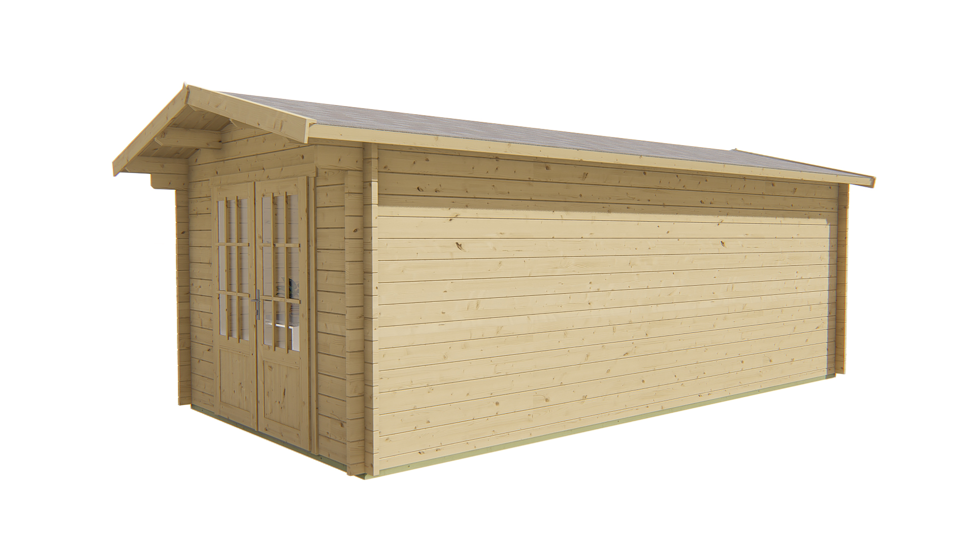 Blokhut - Tuinhuis Rick | 40 mm | onbehandeld