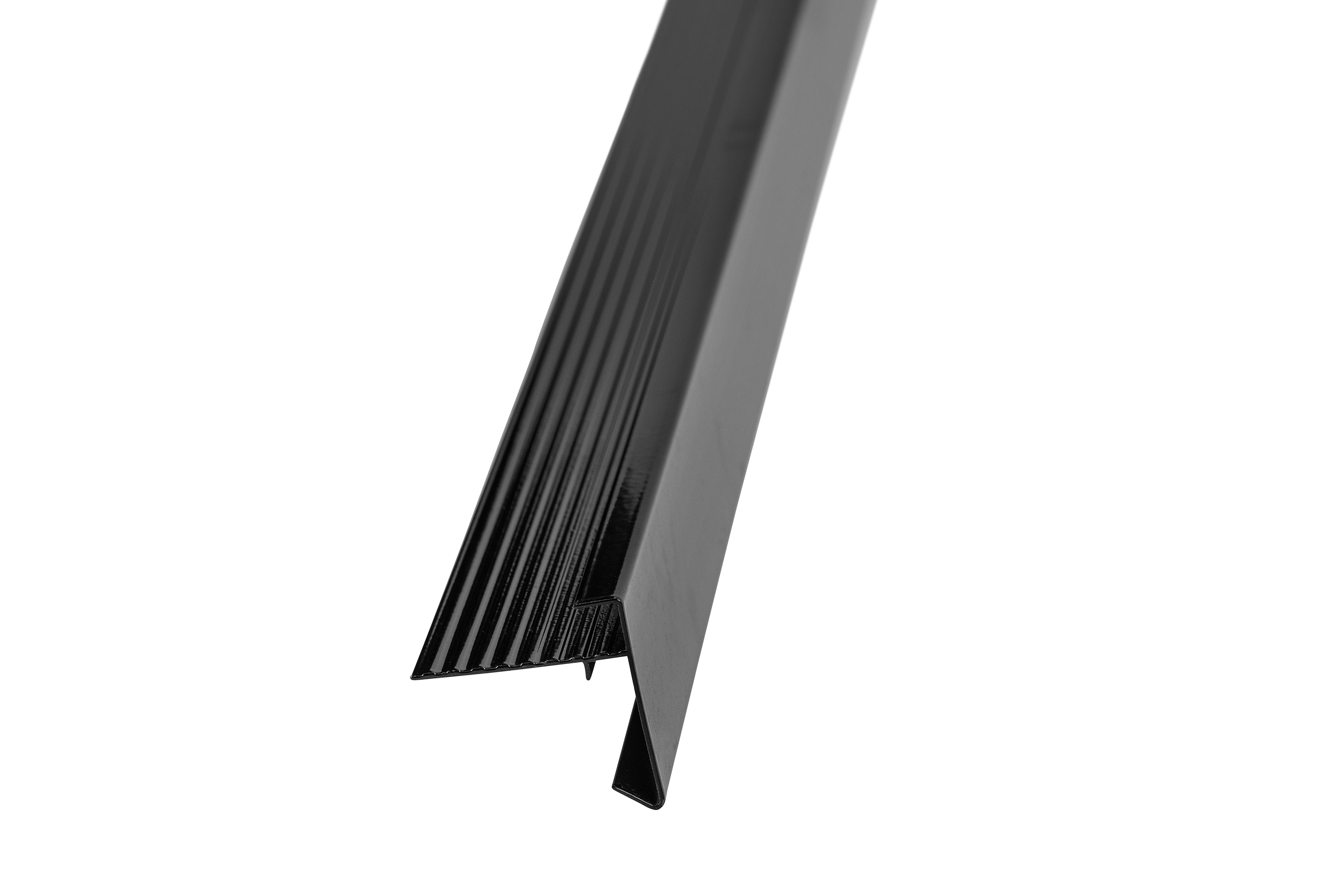 Aluminium-Dachabschlussprofil Schwarz